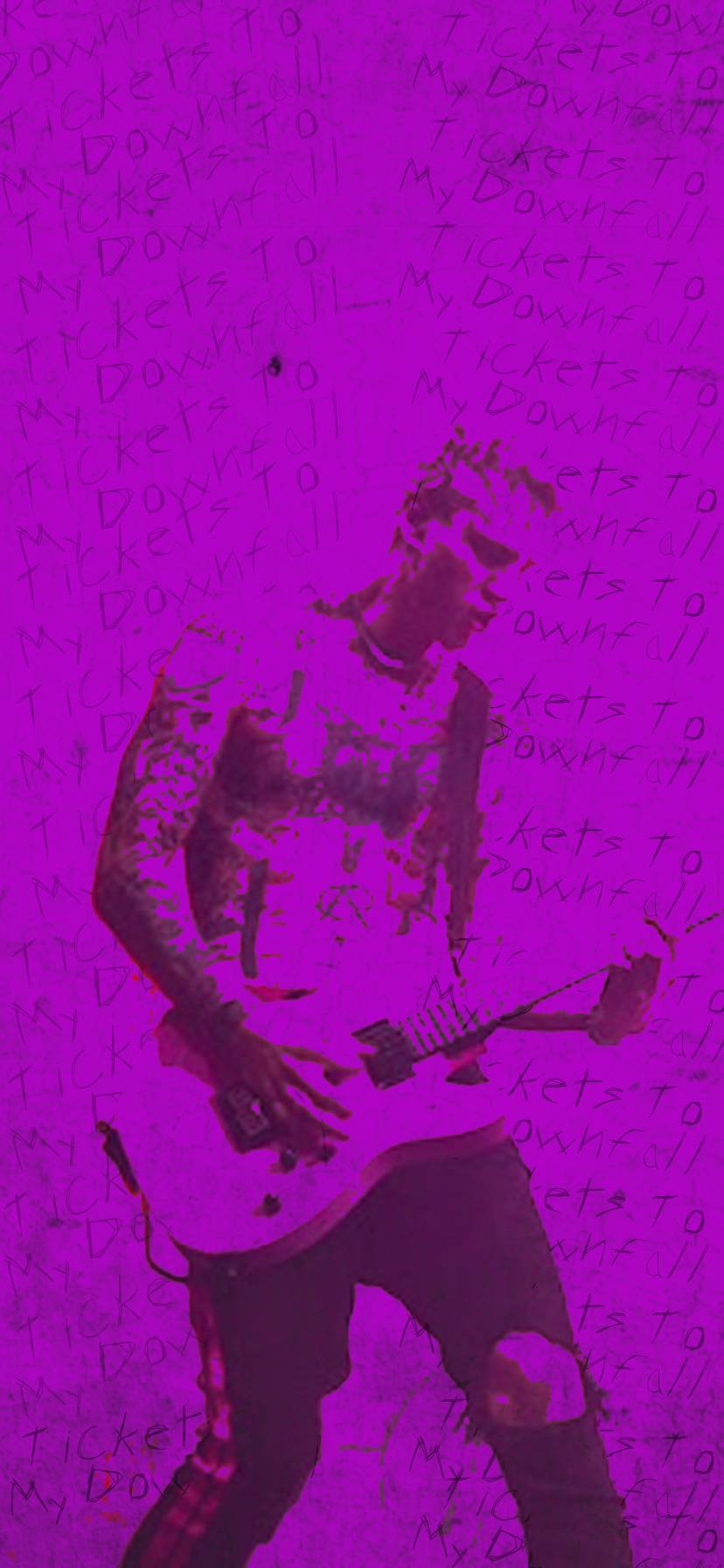 828x1792 Tickets To My Downfall Phone Wallpaper
