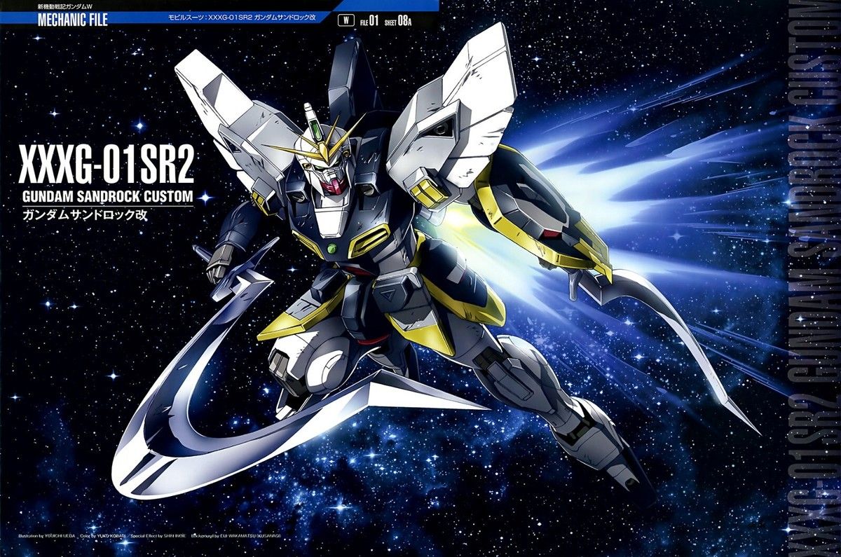 1200x795 Mobile Suit Gundam Wing Sandrock Anime Premium POSTER MADE IN USA