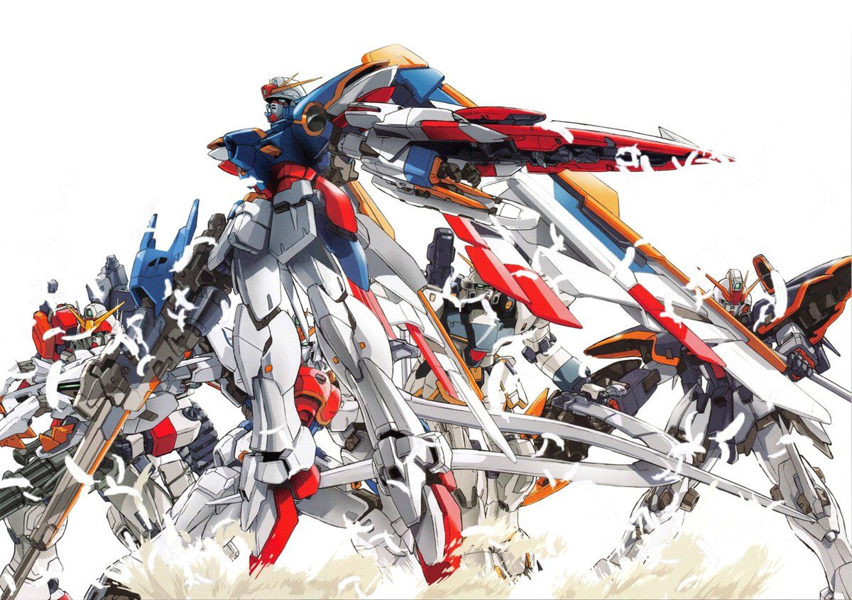 1200x845 Legendary Gundams Illustrated by Mecha Designer Hajime Katoki (Gundam Heavyarms, Shenlong Gundam, Wing Gundam, Gundam Deathsize & Gundam Sandrock .)