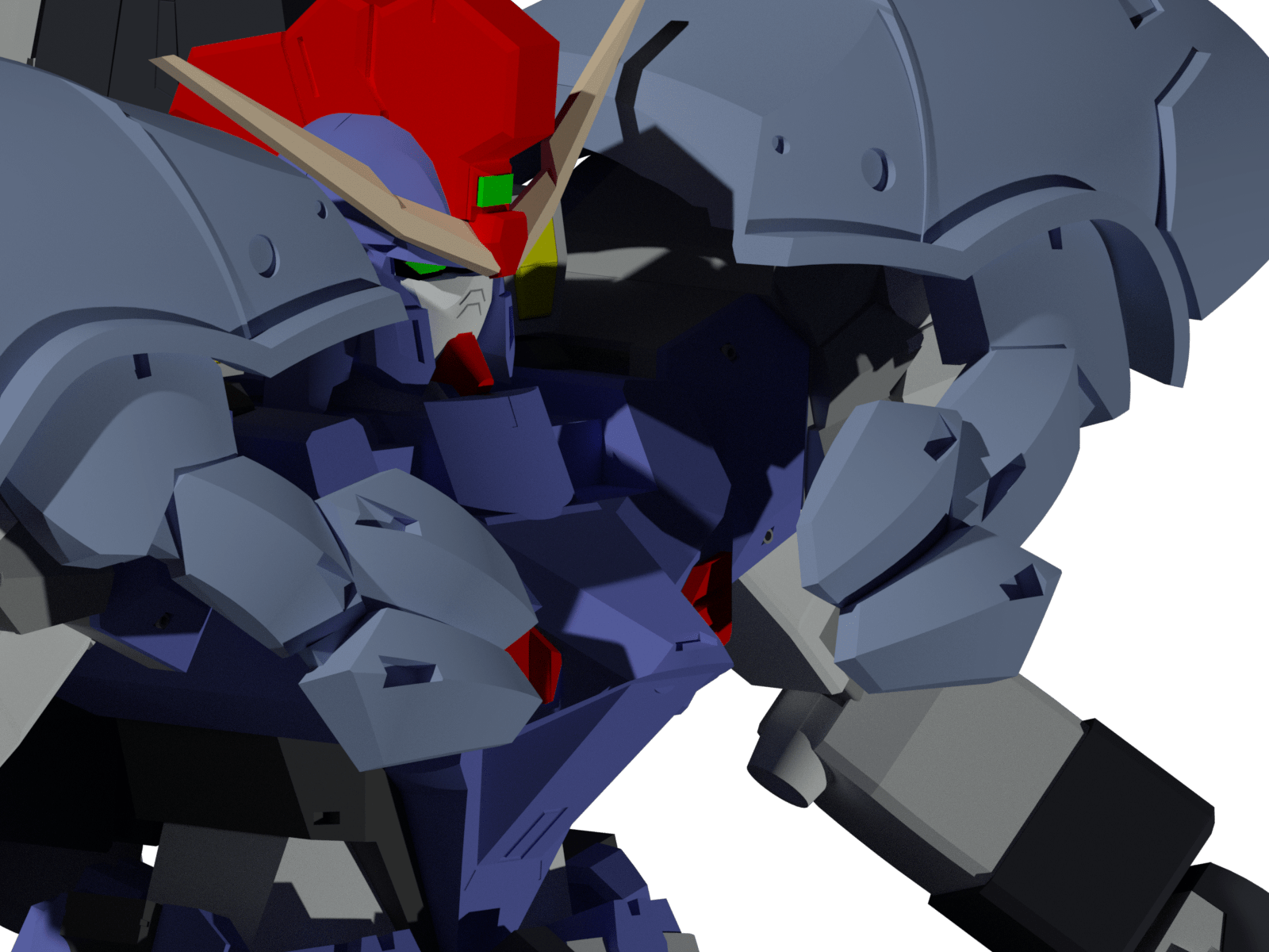 1600x1200 Gundam sandrock custom parts