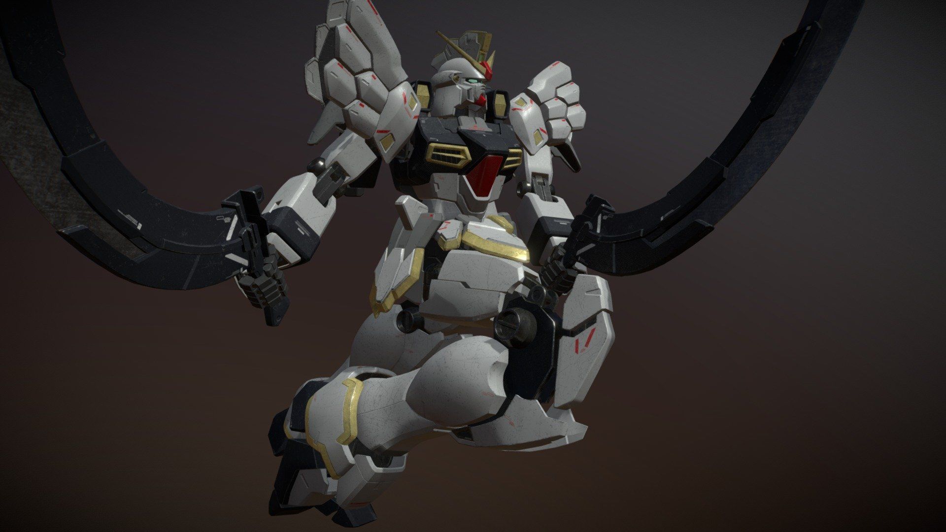 1920x1080 EW Sandrock Gundam model by FCGplace [37873f6]