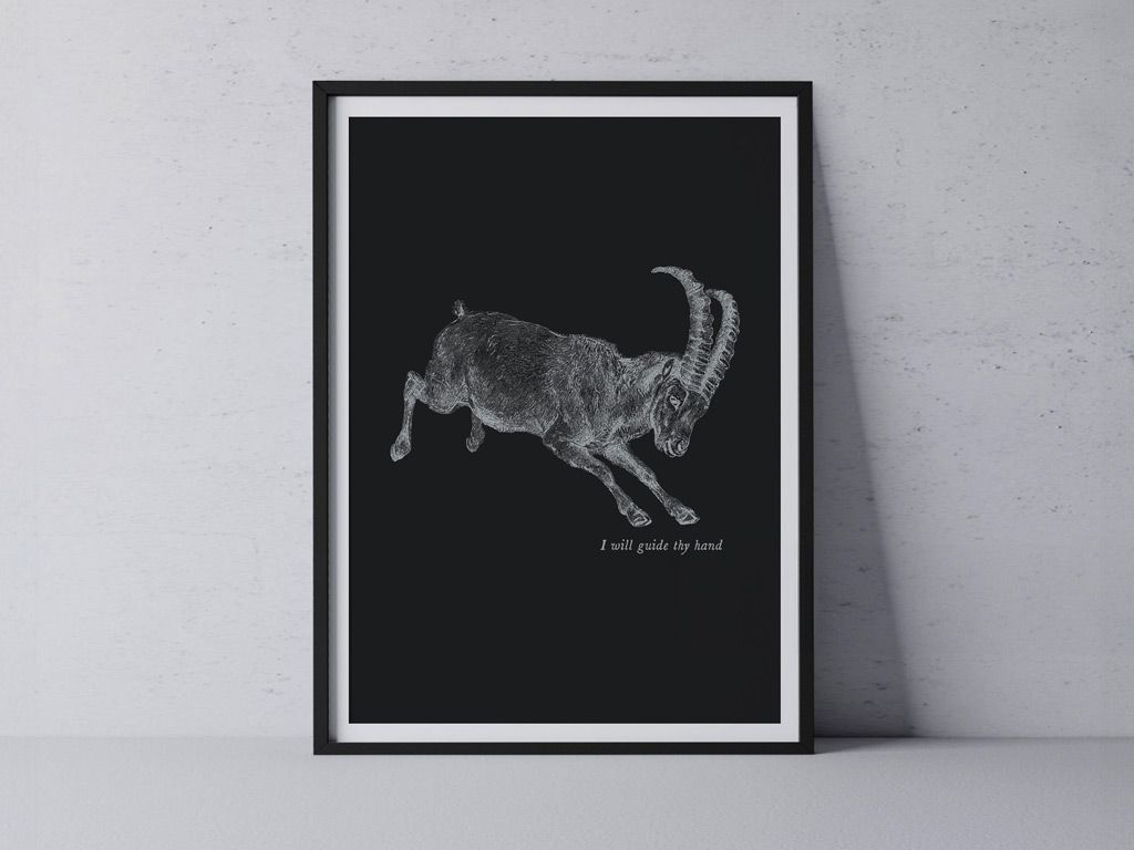 1024x768 BLACK PHILLIP PRINT. Last Exit to Nowhere