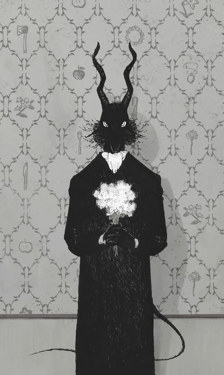 735x1232 Satyr wallpaper. Black phillip wallpaper, Demonology wallpaper, Dark art illustrations