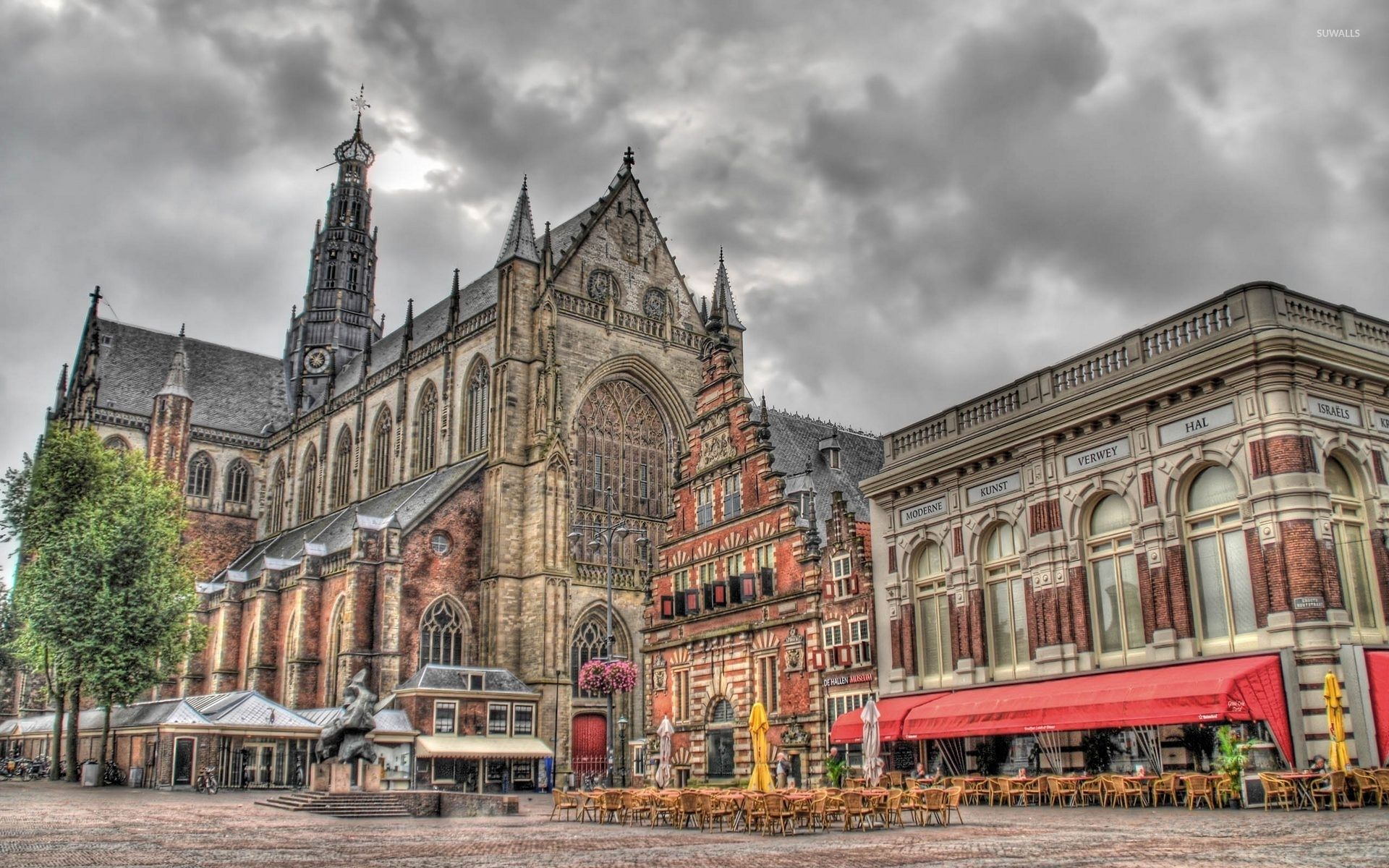 1920x1200 Cathedral of Saint Bavo in Haarlem wallpaper wallpaper