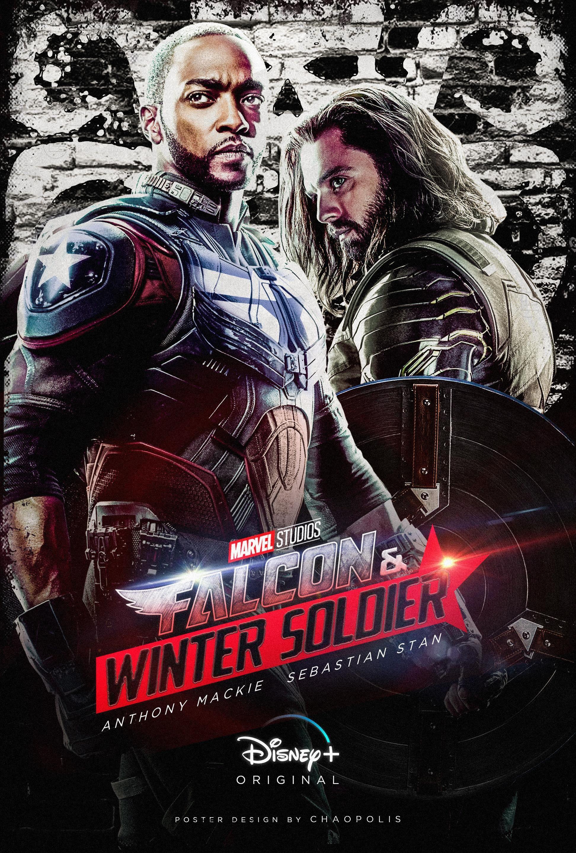 1944x2880 Falcon & Winter Soldier Disney Poster (Fan Design) <<< MAKE THIS HAPPEN MARVEL. Falcon marvel, Winter soldier, Marvel superheroes
