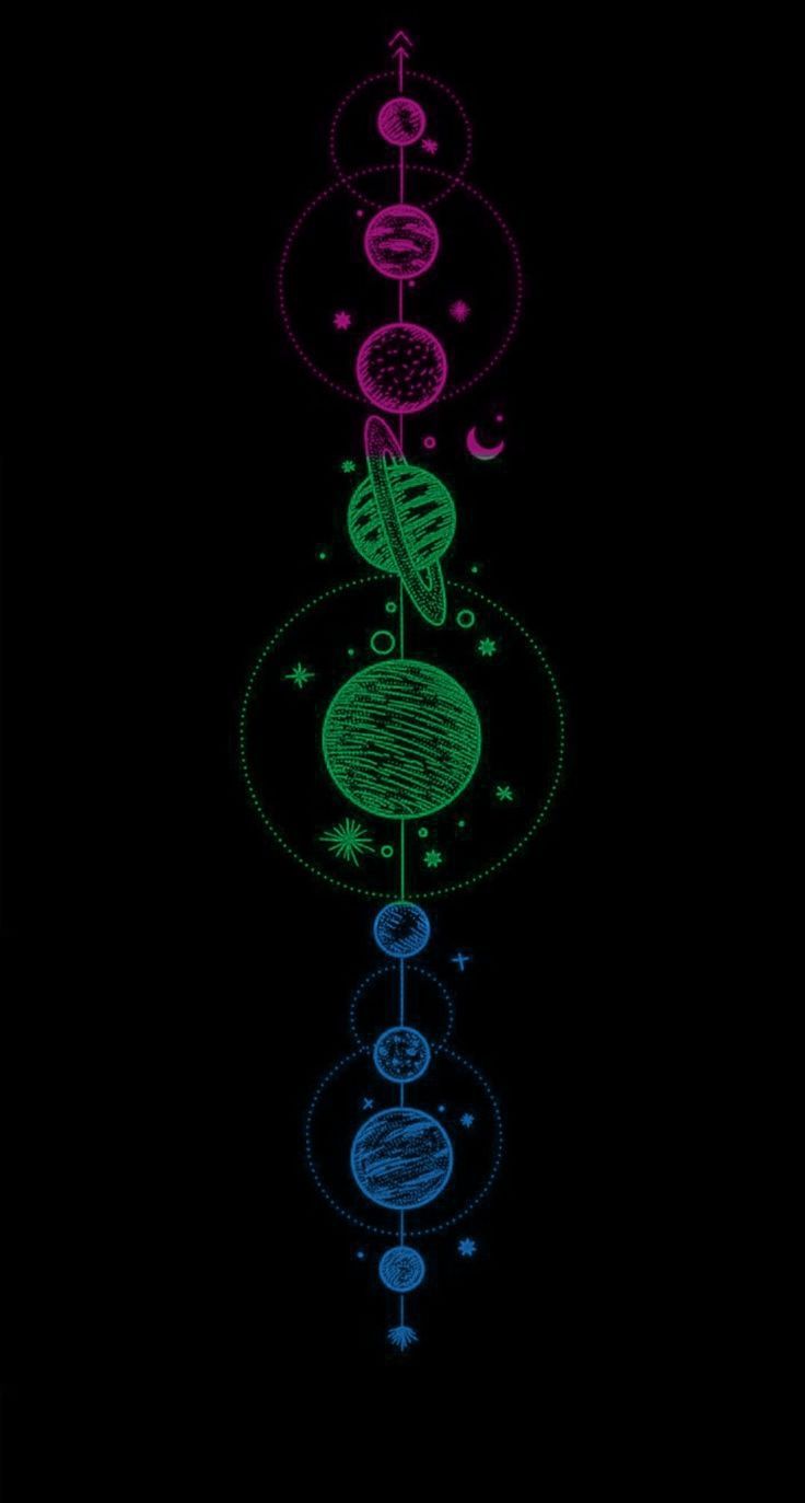 736x1373 polysexual galaxy wallpaper (space)