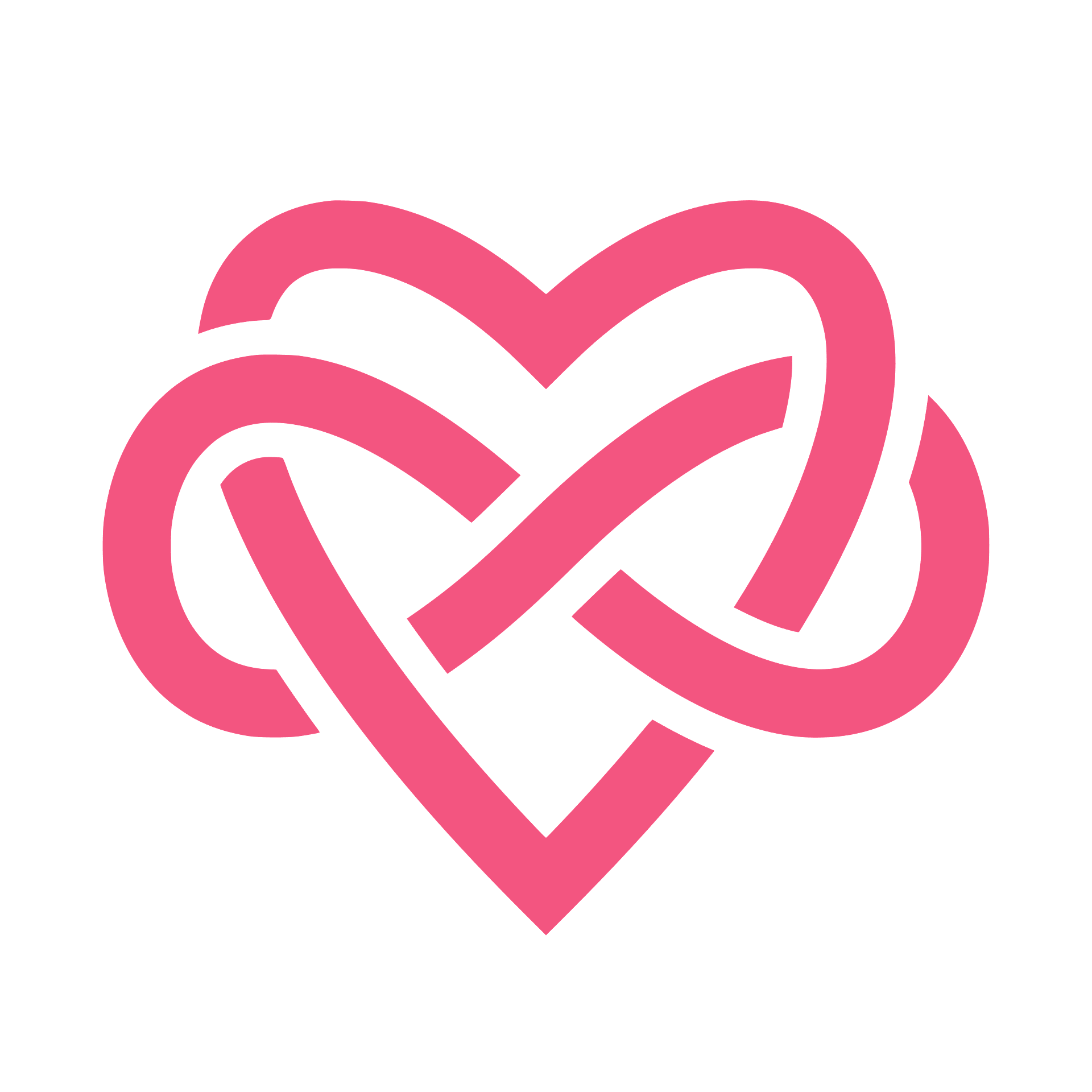 1920x1920 Polyamory vector silhouettes on
