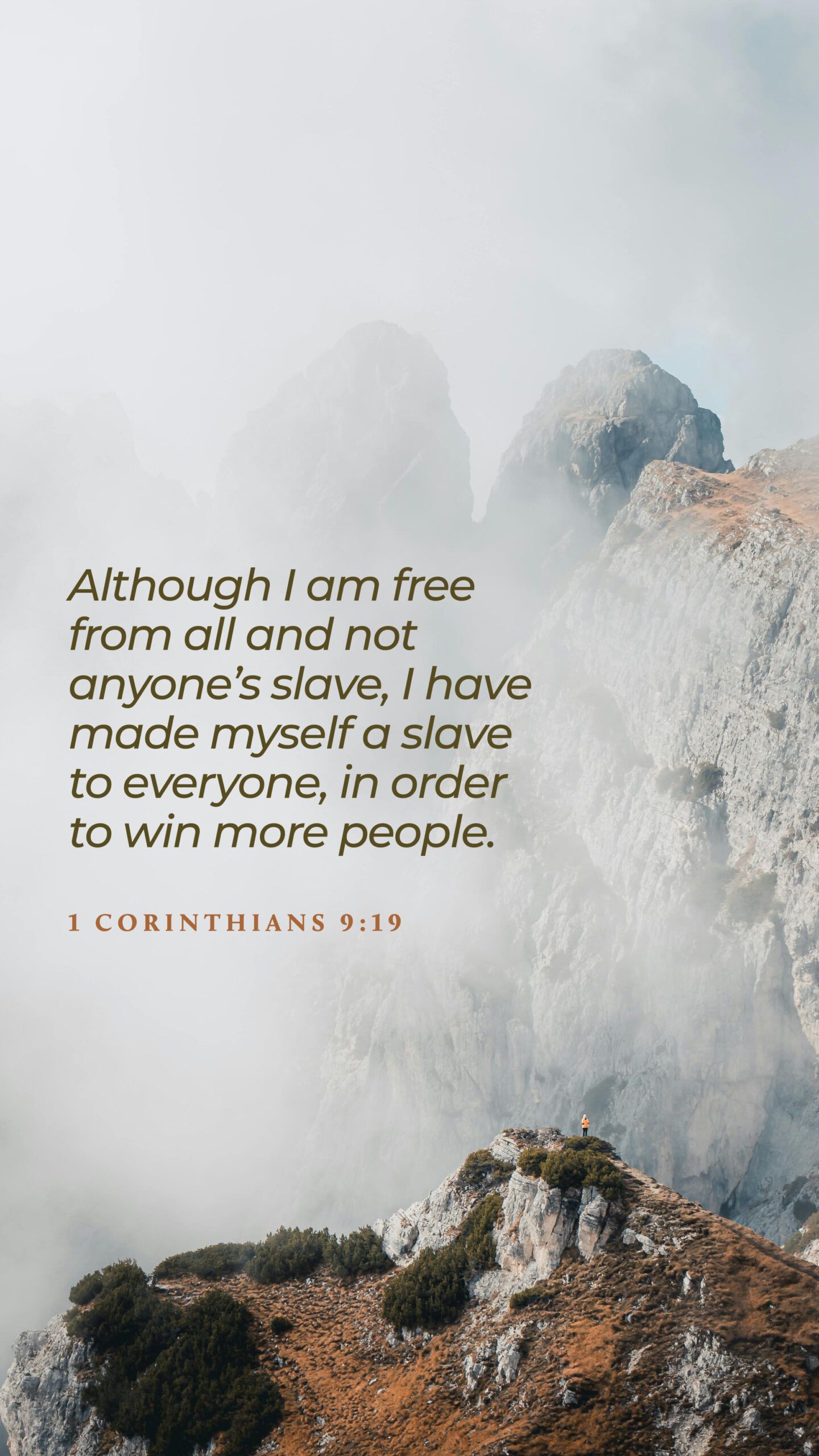 1440x2560 Corinthians 9:19 Phone Wallpaper American Mission Board
