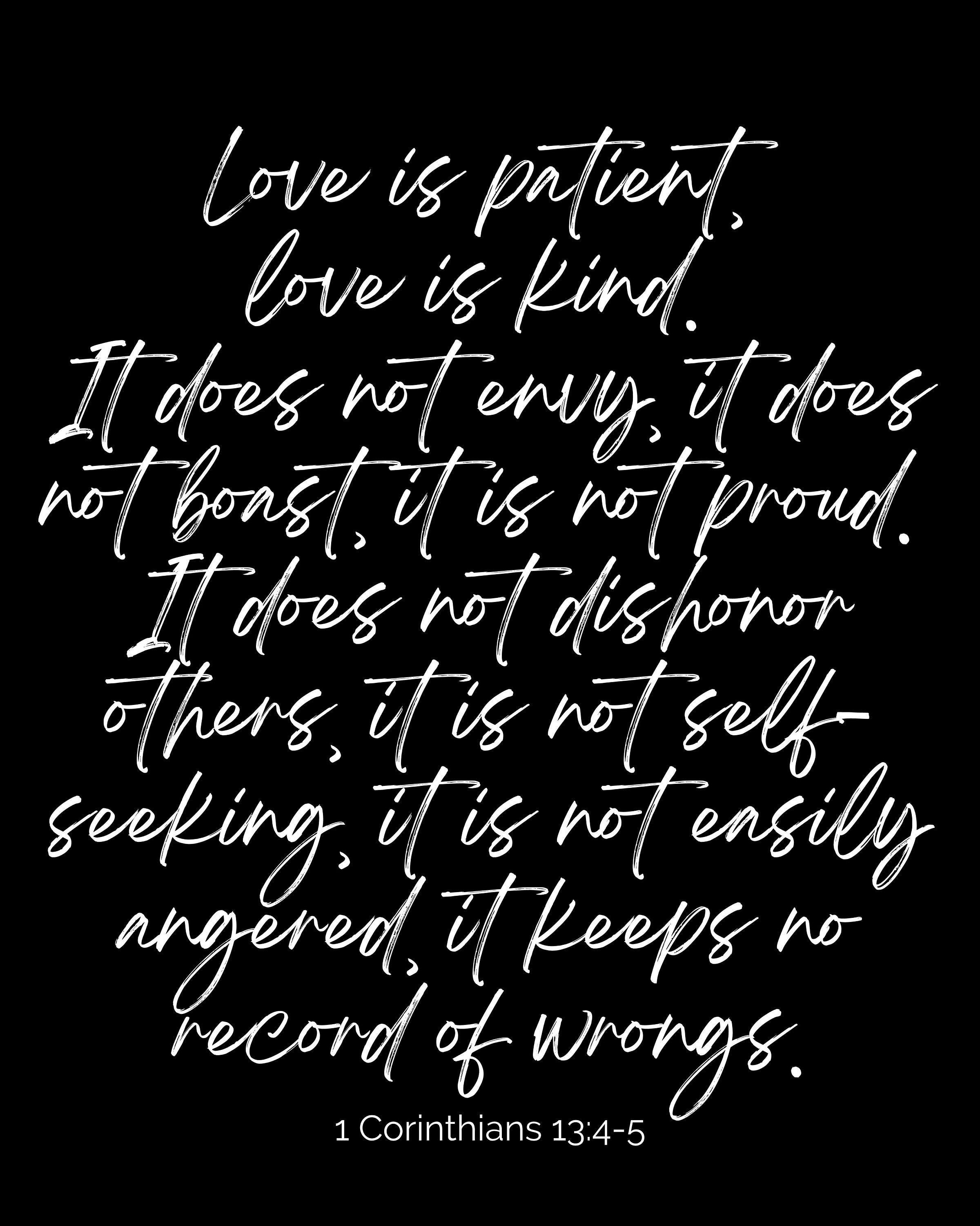 2400x3000 Corinthians 134 4:5 (Black Background)