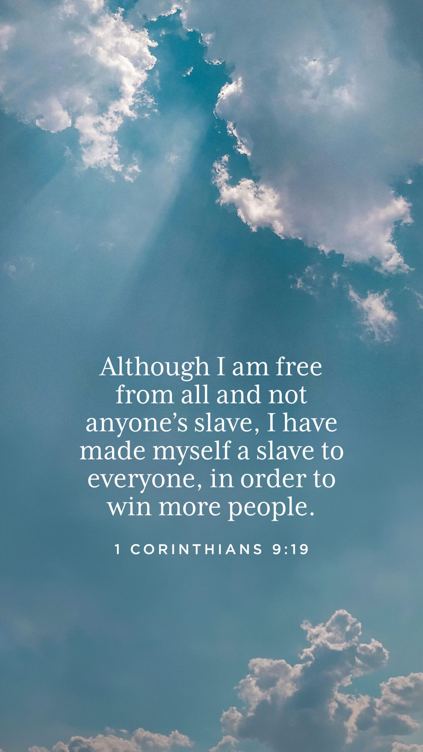 1440x2560 Corinthians 9:19 Phone Wallpaper American Mission Board