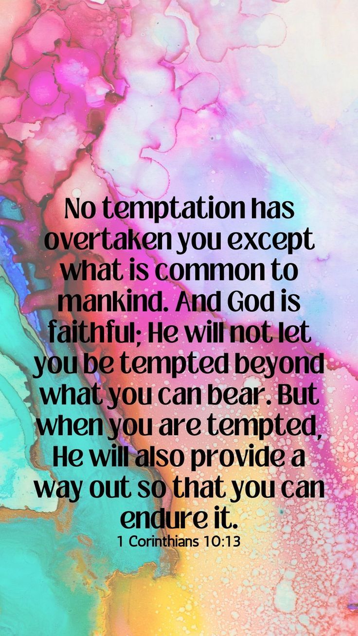 736x1308 Corinthians 10:13 Wallpaper