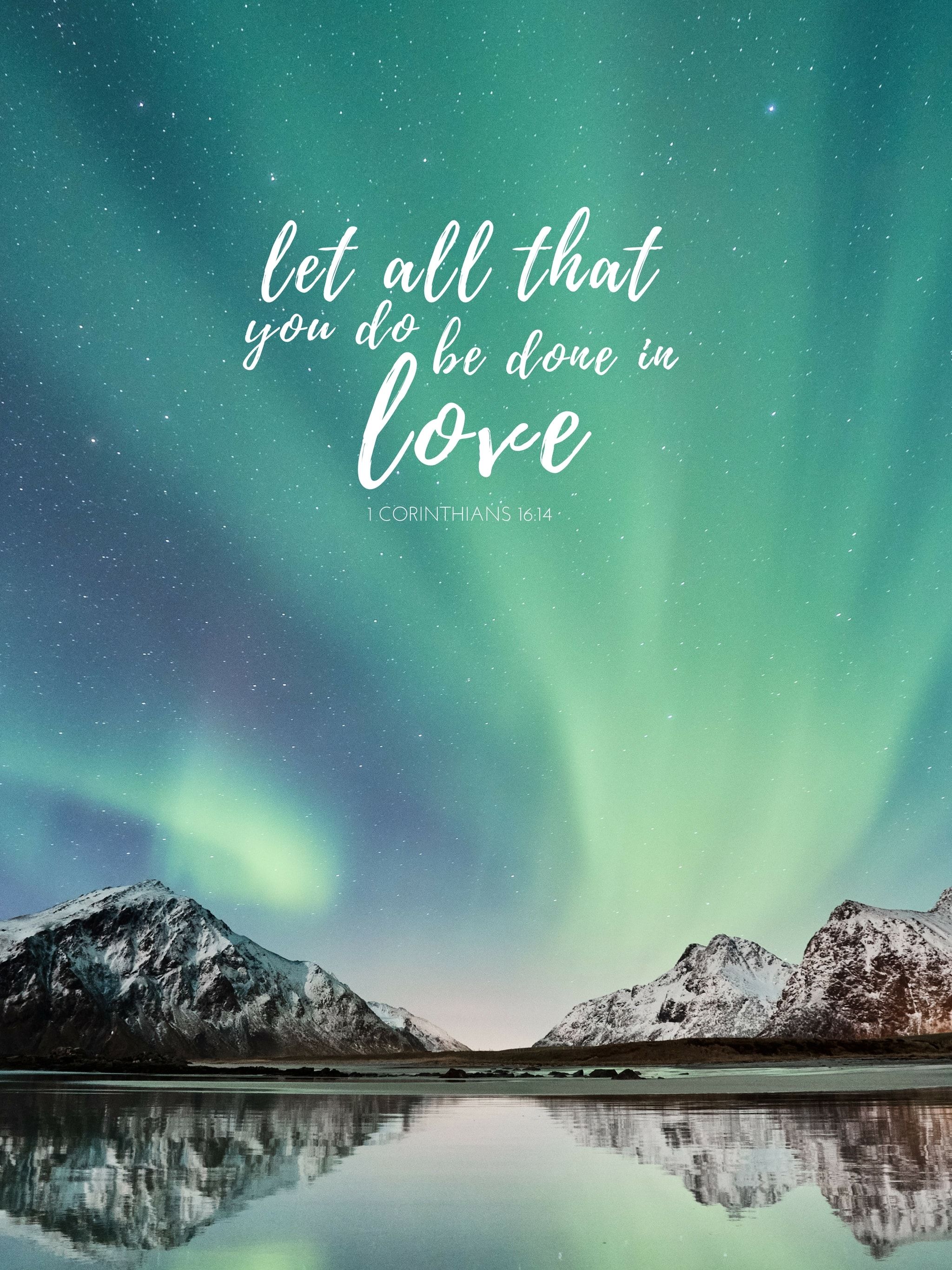 2048x2732 DOWNLOAD // Let All That You Do. Wallpaper.com Blog