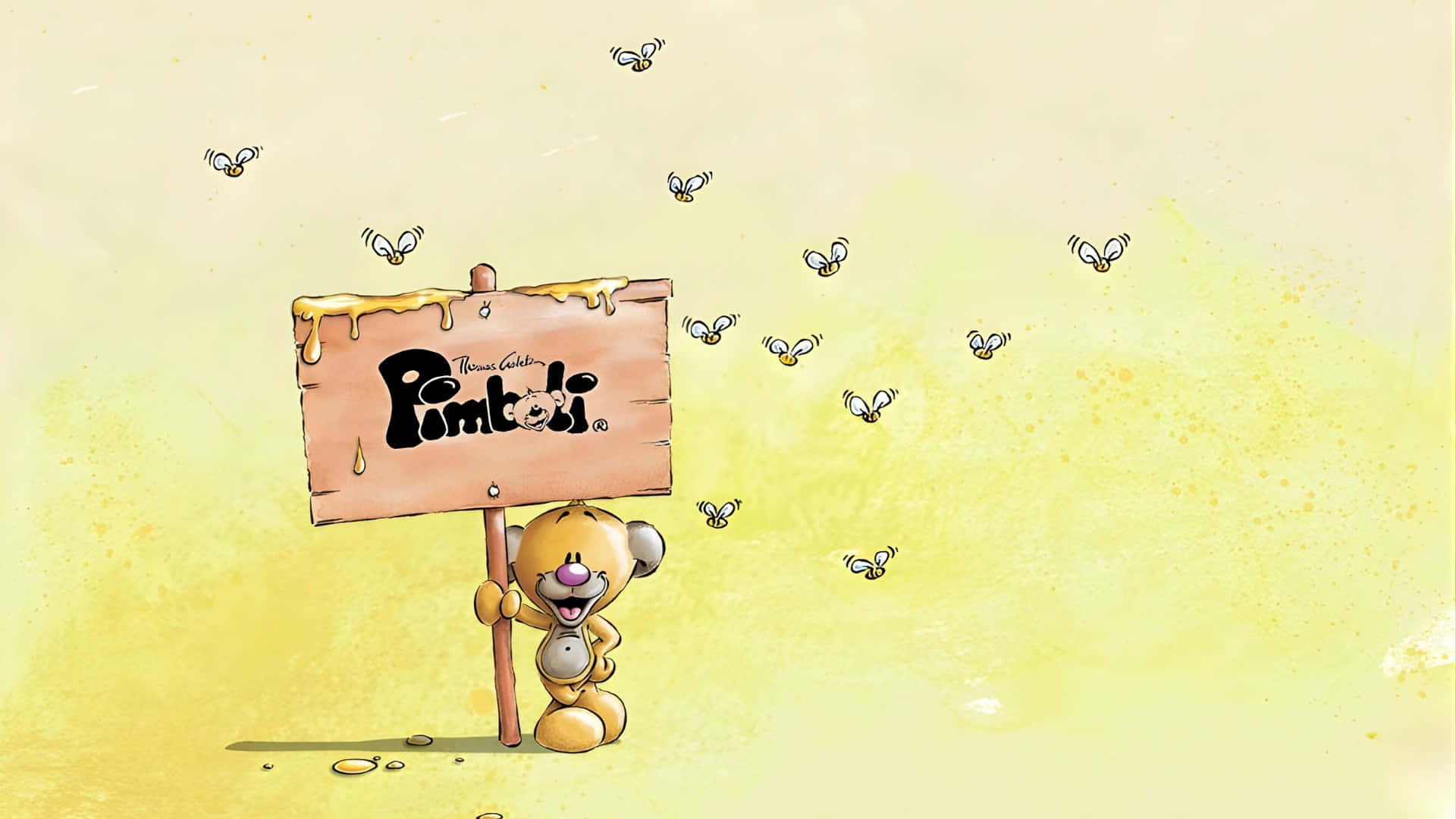 1920x1080 Download Diddl Holding Sign Wallpaper