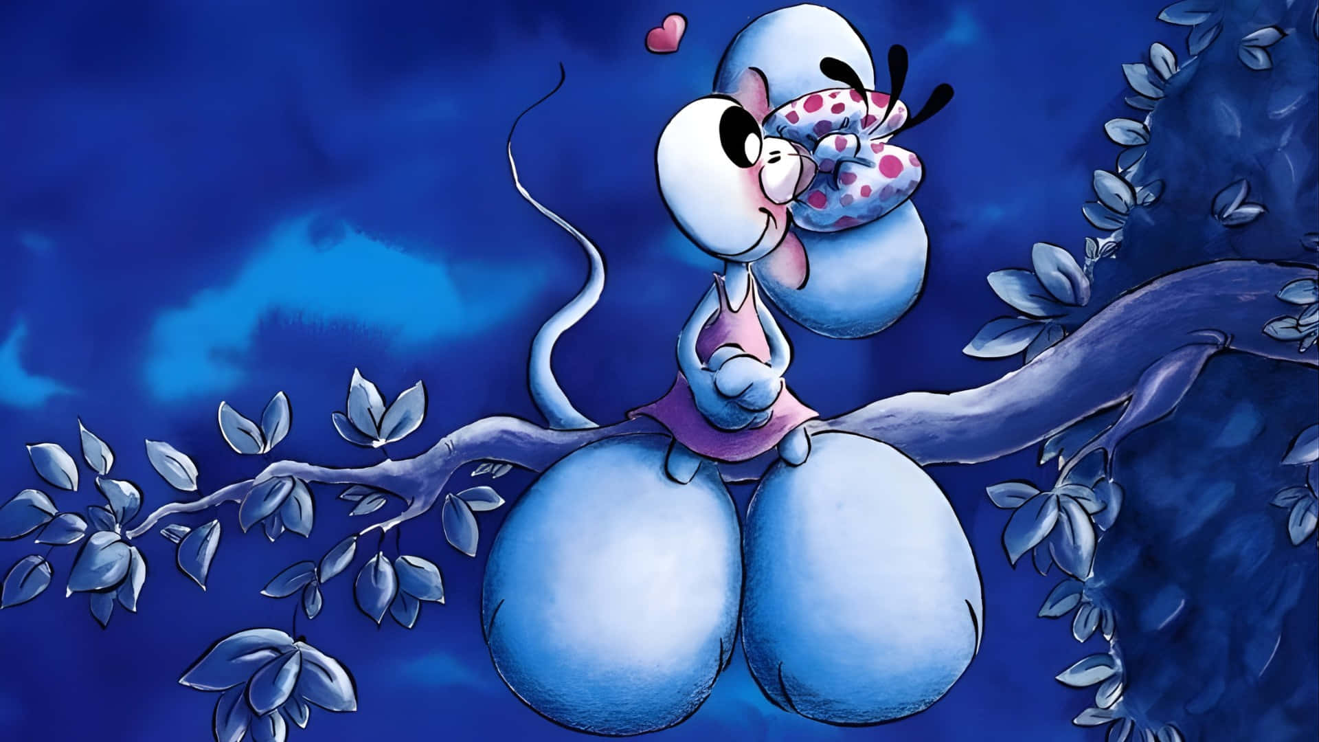 1920x1080 Download Diddl Mouse On Tree Wallpaper