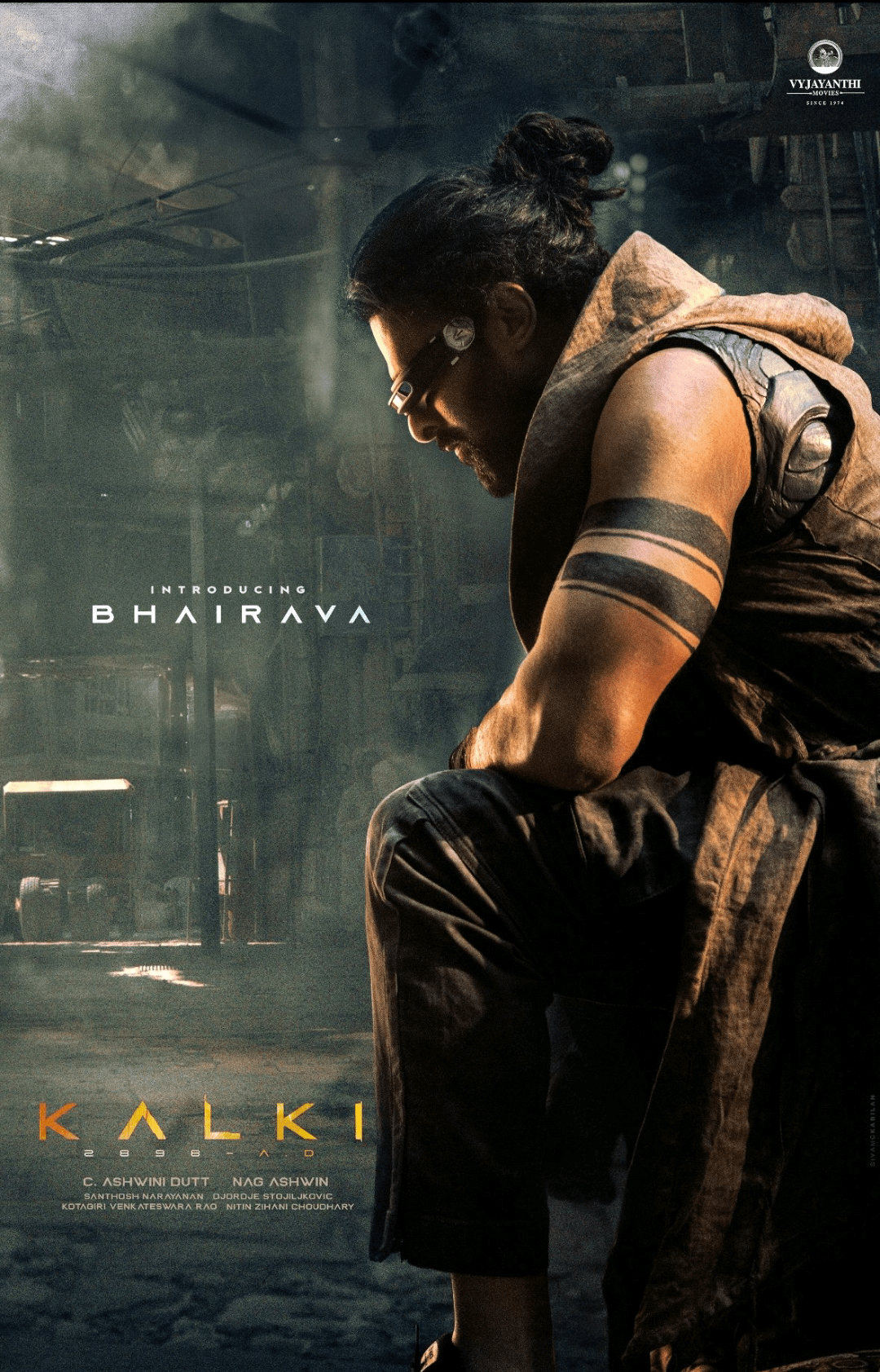 1080x1683 Prabhas character poster from Kalki 2898 AD