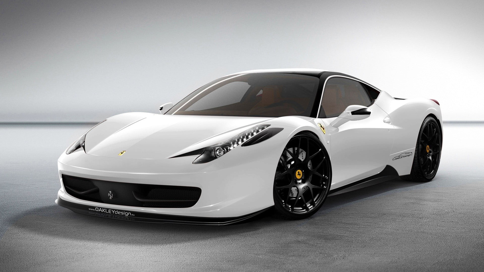 1920x1080 White Ferrari sports car, car HD wallpaper