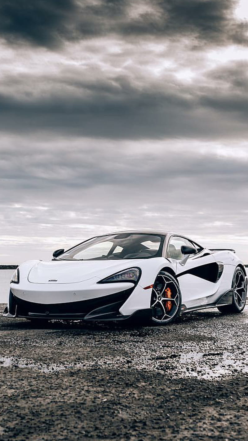800x1422 800x1280px, 720P free download. Clean McLaren 600LT, mclaren, 600lt, white, car, supercar sports, america, new, HD phone wallpaper