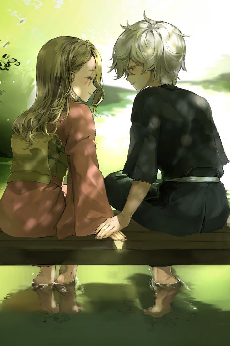 736x1104 Hell's Paradise Gabimaru and Yui Wallpaper