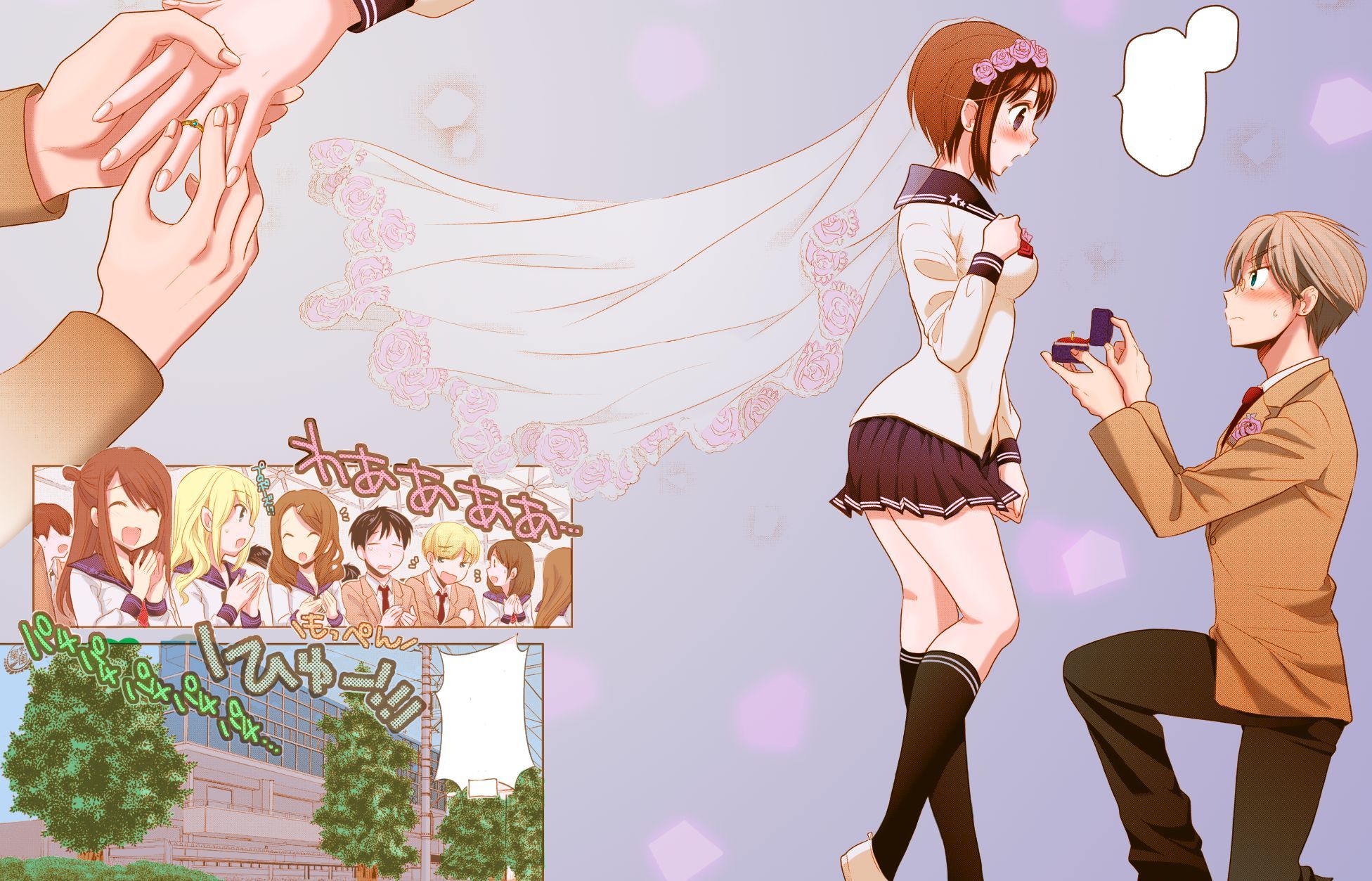 1952x1253 Desktop wallpaper: Anime, My Wife Is The Student Council President, Hayato Izumi, Ui Wakana 4K free download for PC. 947879
