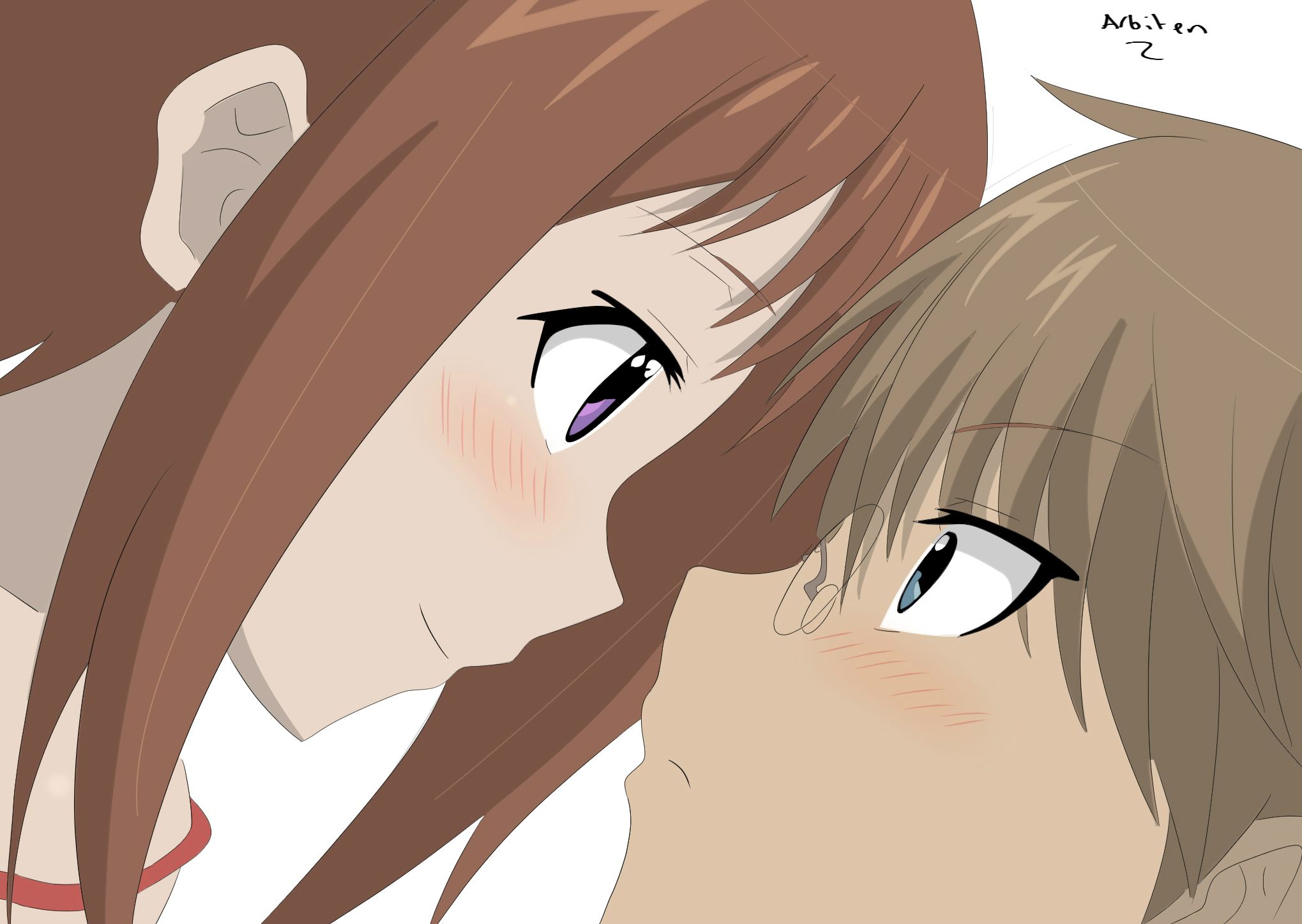 2039x1447 Phone wallpaper: Anime, My Wife Is The Student Council President, Hayato Izumi, Ui Wakana 947877