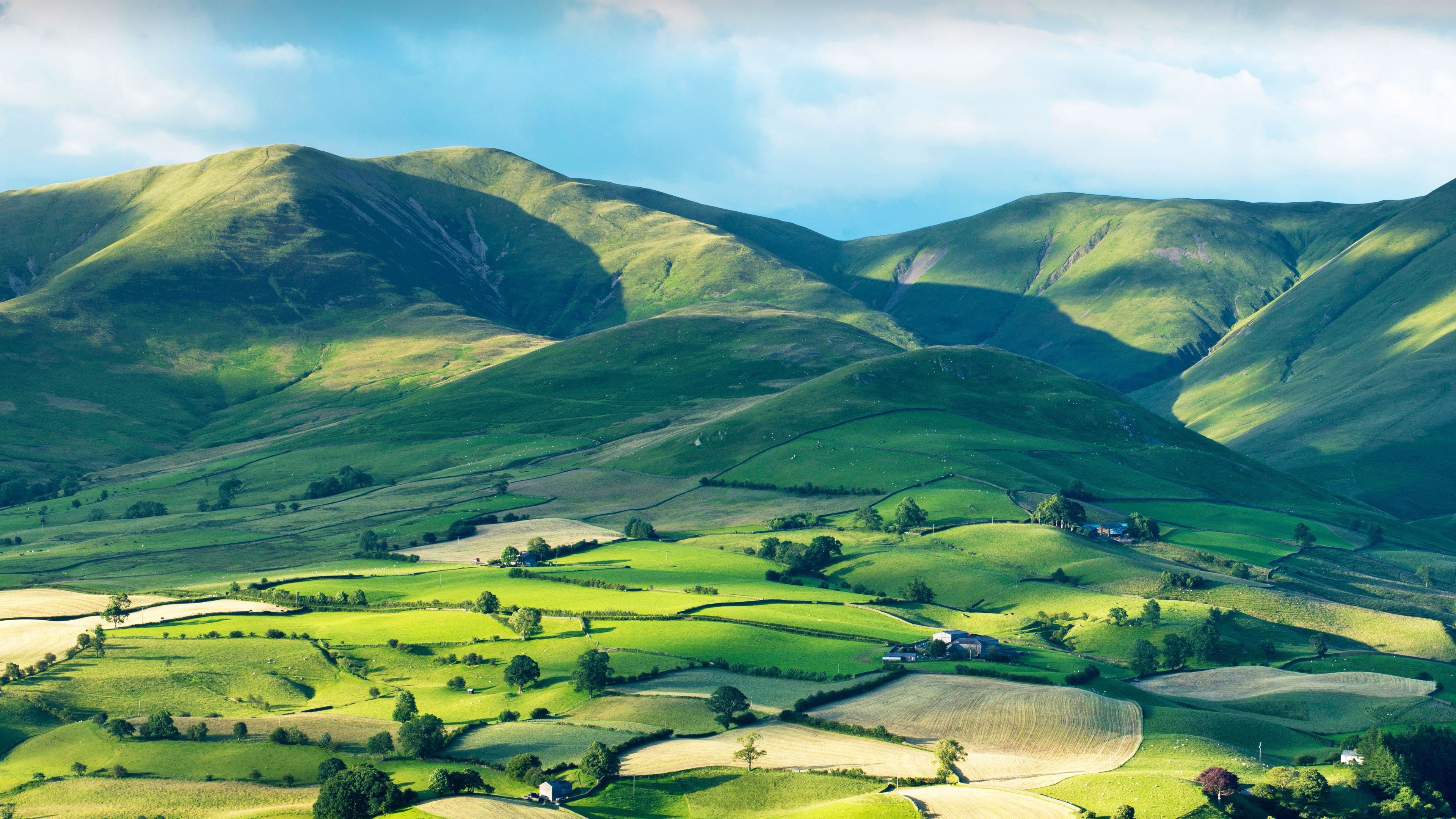 3840x2160 Howgill Fells in the Yorkshire Dales National Park Wallpaper, HD Nature 4K Wallpaper, Image and Background