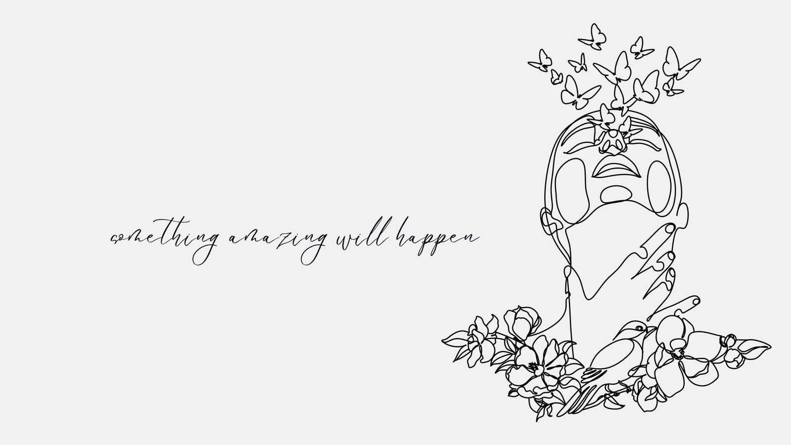 1600x900 Aesthetic Drawing Desktop Wallpaper
