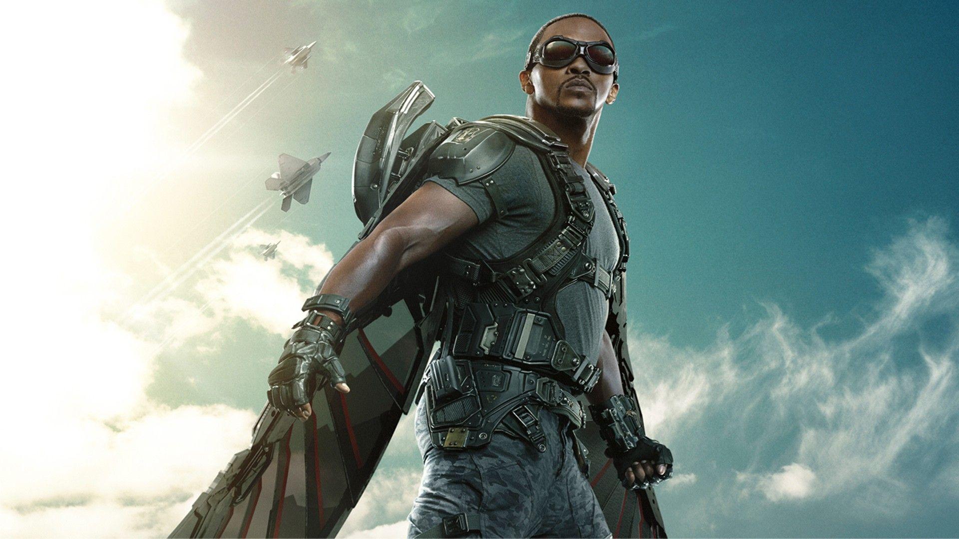 1920x1080 Captain America: The Winter Soldier, Falcon, Anthony Mackie Wallpaper HD / Desktop and Mobile Background
