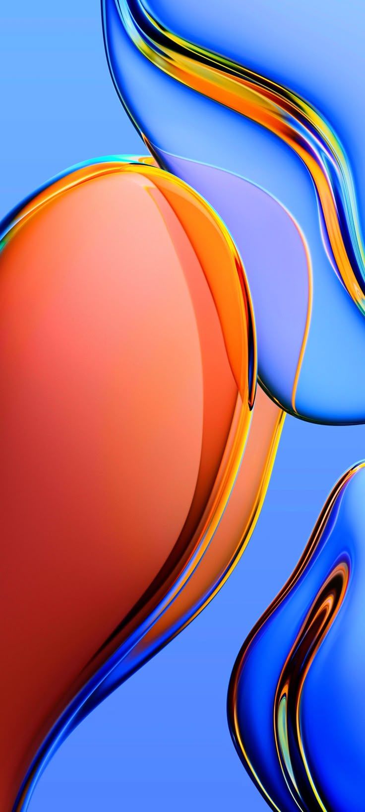 736x1636 Colorful Abstract Wallpaper for Your Phone. Хрустальный шар, Галактический фон, Цифровые обои