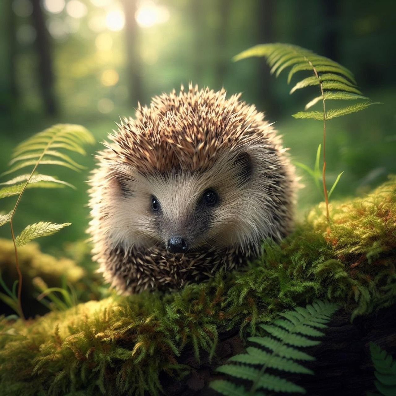 1280x1280 Igel Tier Tierwelt Wilde Bild auf Pixabay