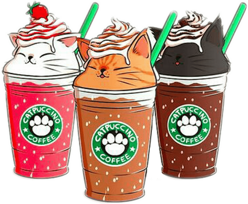 1024x844 Download HD #starbucks #coffee #tumblr Catpuccino Transparent PNG Image