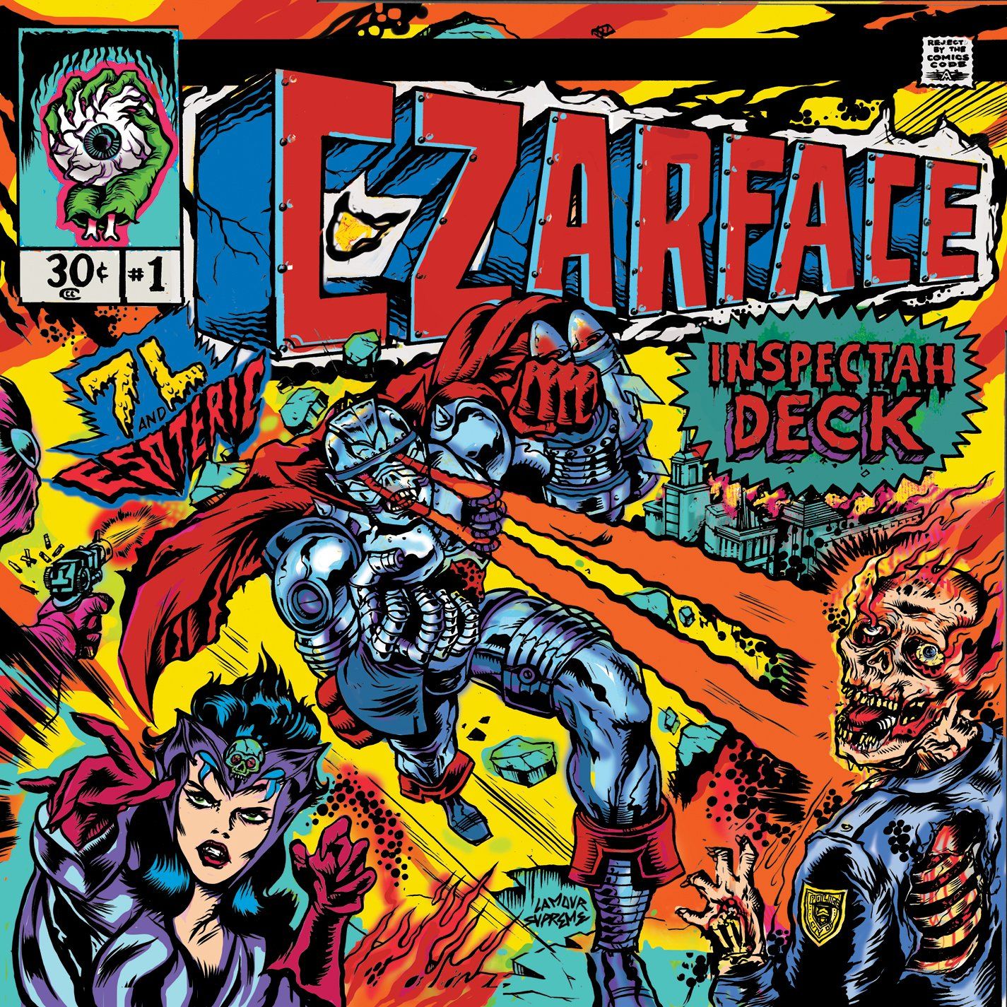 1425x1425 CZARFACE Album Artwork and Action Figure is Bored