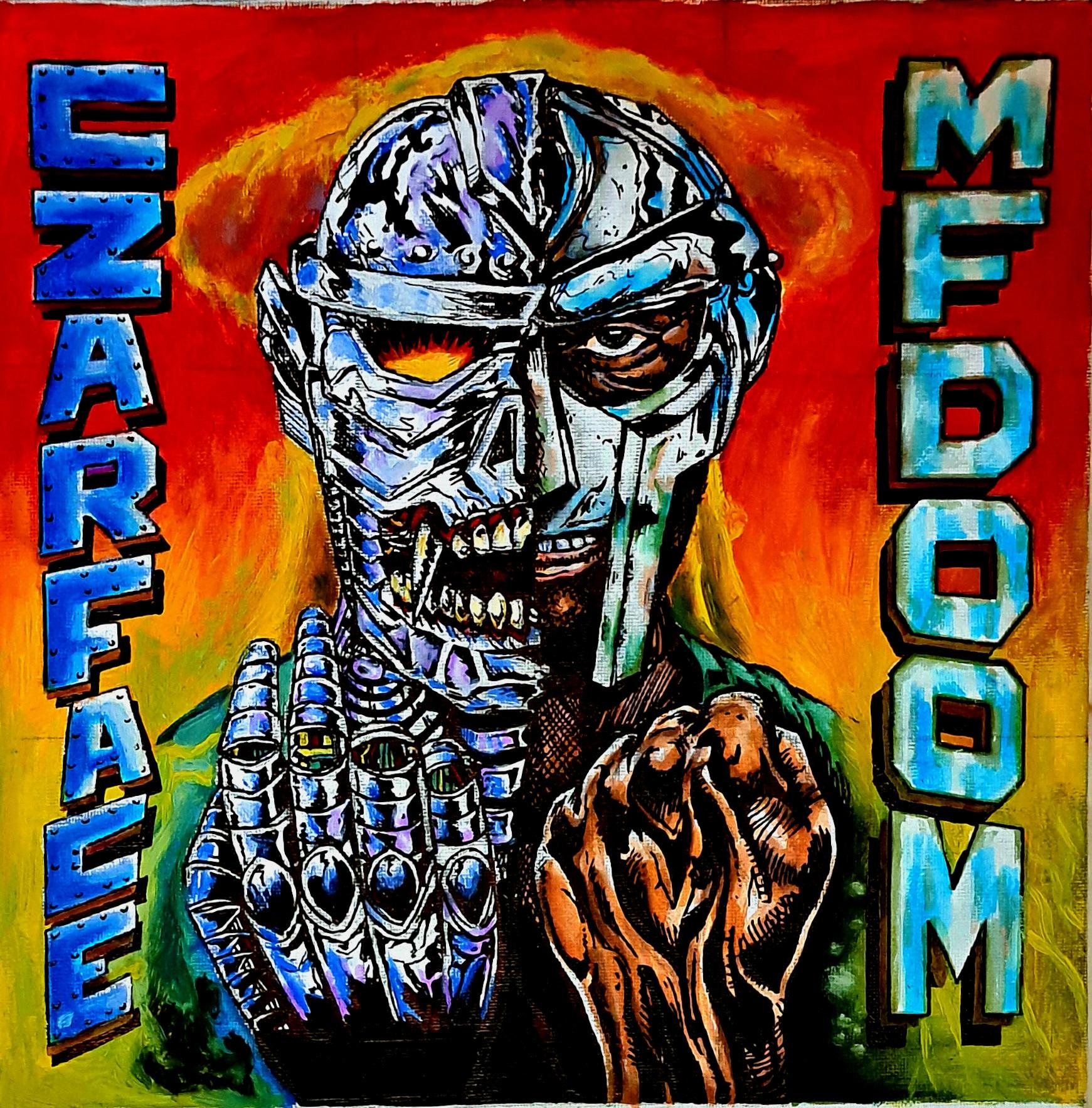 1741x1768 Czarface Meets Metal Face cover drawn