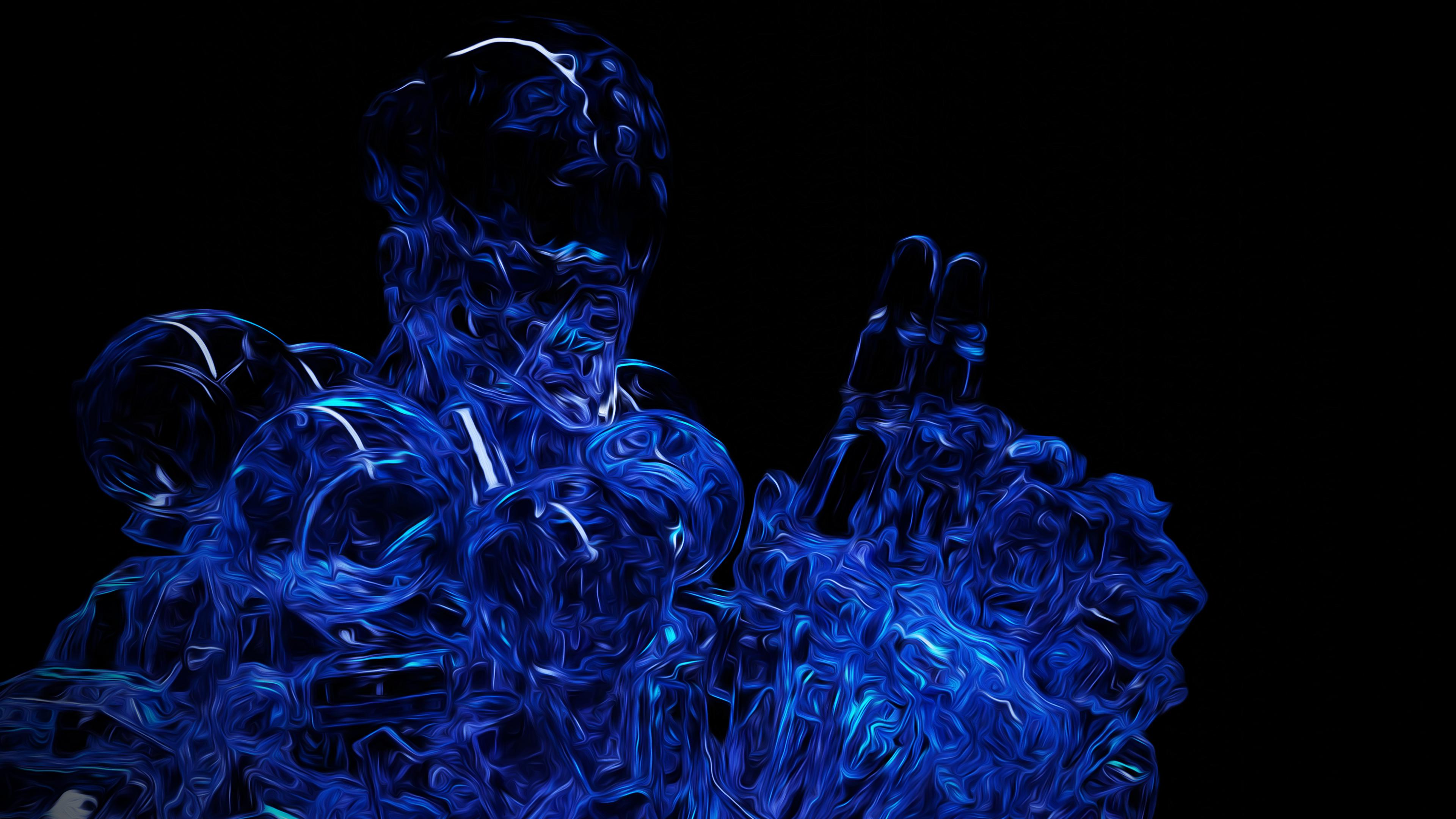 3840x2160 Zen OLED wallpaper in Blender