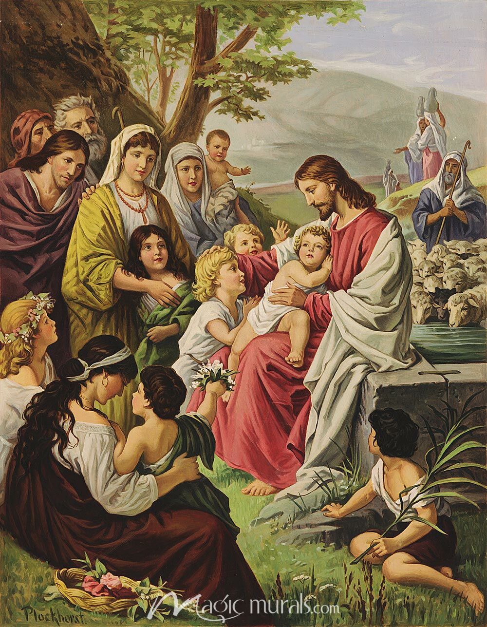 1000x1287 Christ and the Children
