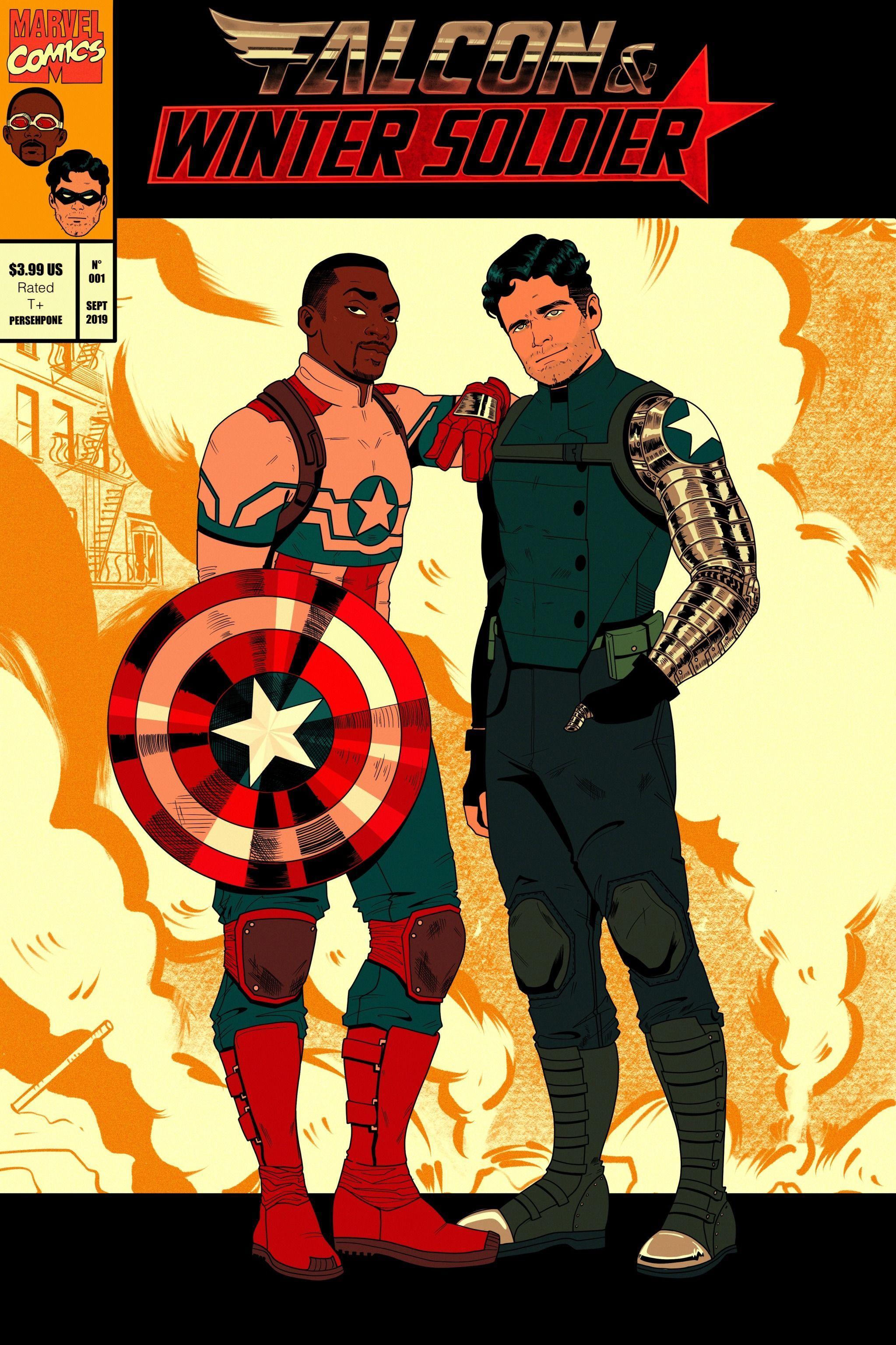 2047x3072 Falcon & the Winter Soldier. Falcon marvel, Winter soldier, Marvel comics