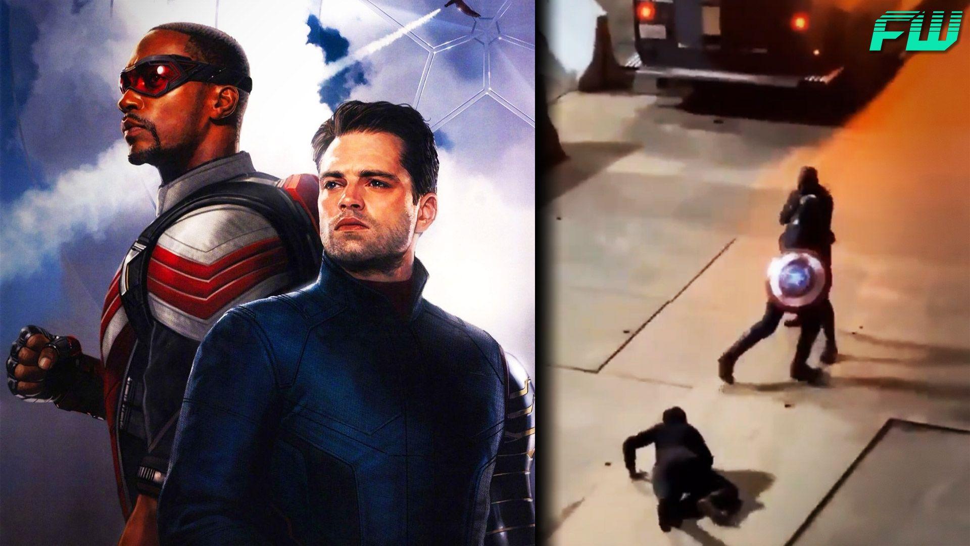 1920x1080 Falcon and The Winter Soldier: New Set Video Shows US Agent in Street Fight