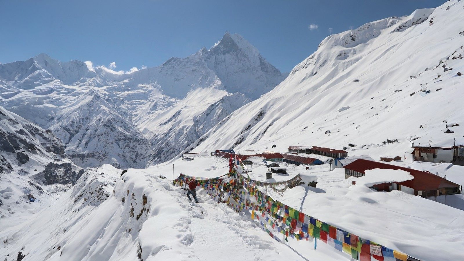 1600x900 Annapurna Base Camp Trek Day Scenic Route