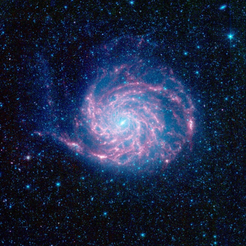 1024x1024 The Pinwheel Galaxy, M in the Infrared