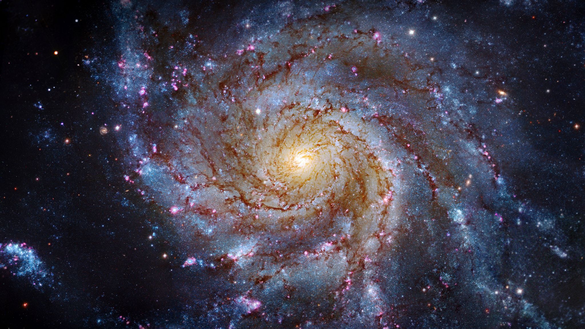 2048x1152 Bright Galaxies for Dark Nights