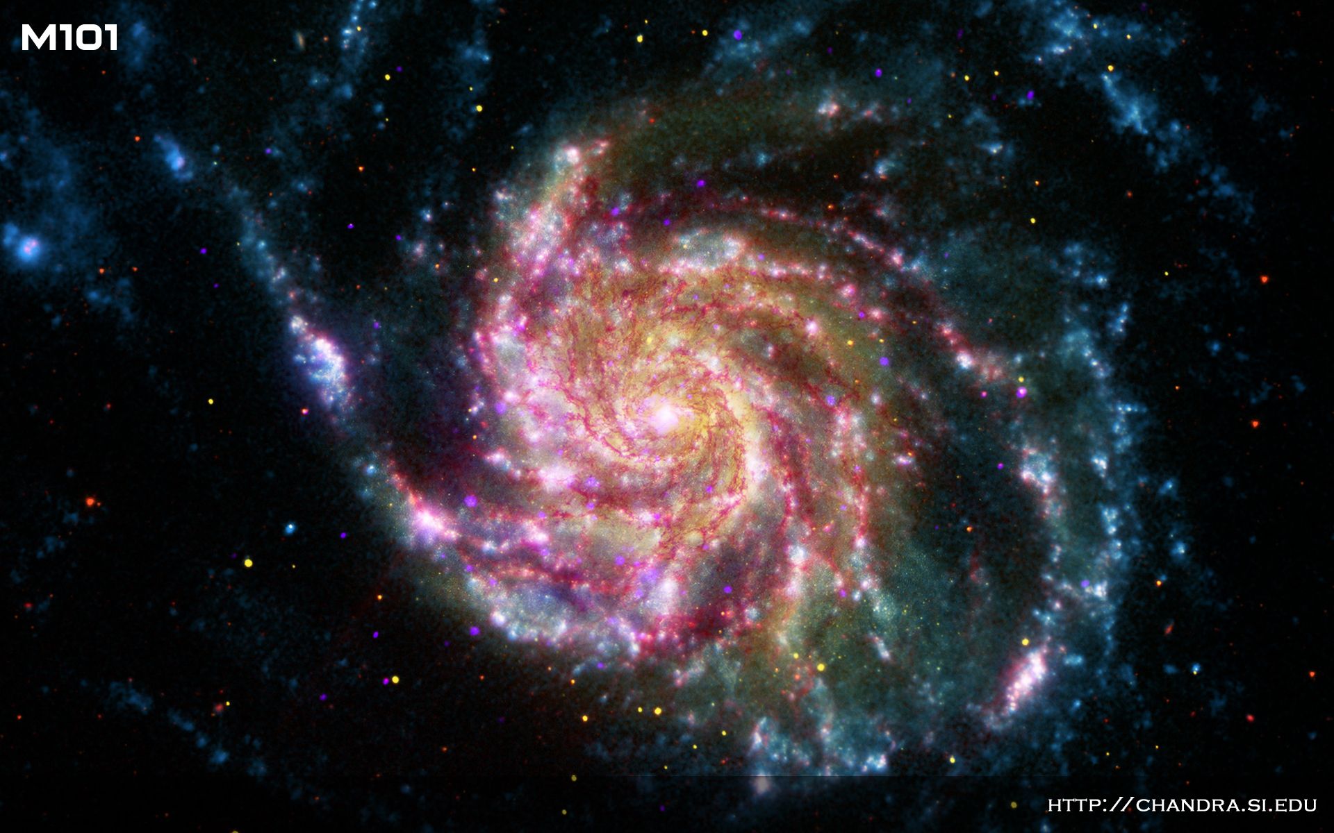 1920x1200 Bad Astronomy. Rainbow Pinwheel galaxy