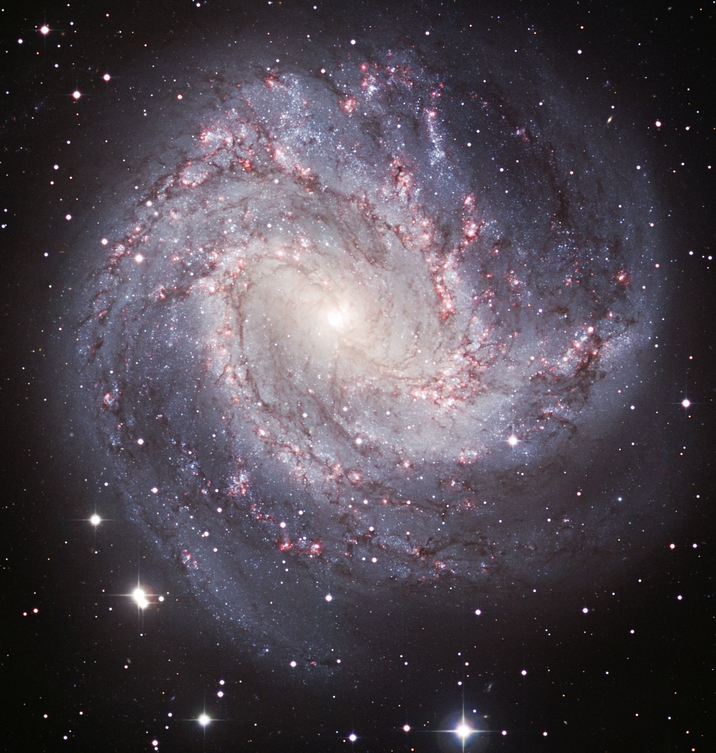 2362x2486 Southern Pinwheel Galaxy (M83) visible light
