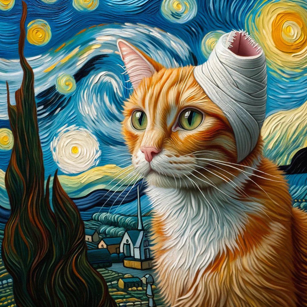 1024x1024 HBCoop_ DALLE3: “Orange tabby cat