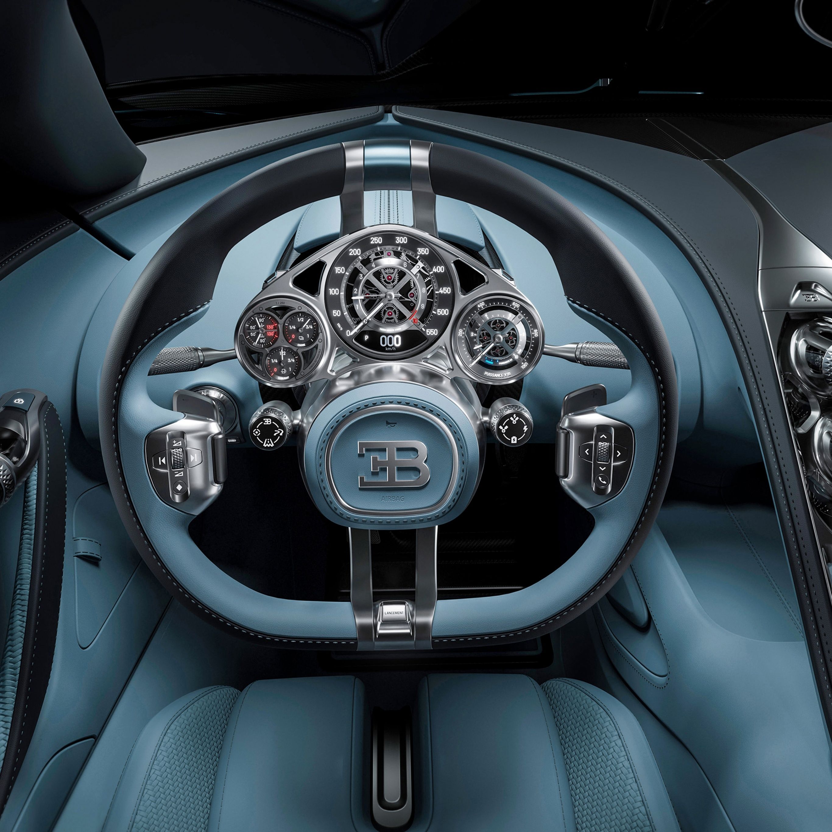 2732x2732 Bugatti Tourbillon Wallpaper 4K, Cockpit, Interior, 5K