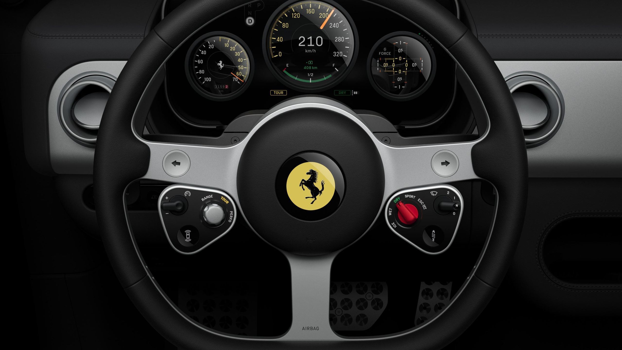 2560x1440 The future of the electric sports car? Ferrari Luce EV will tell. Wallpaper *