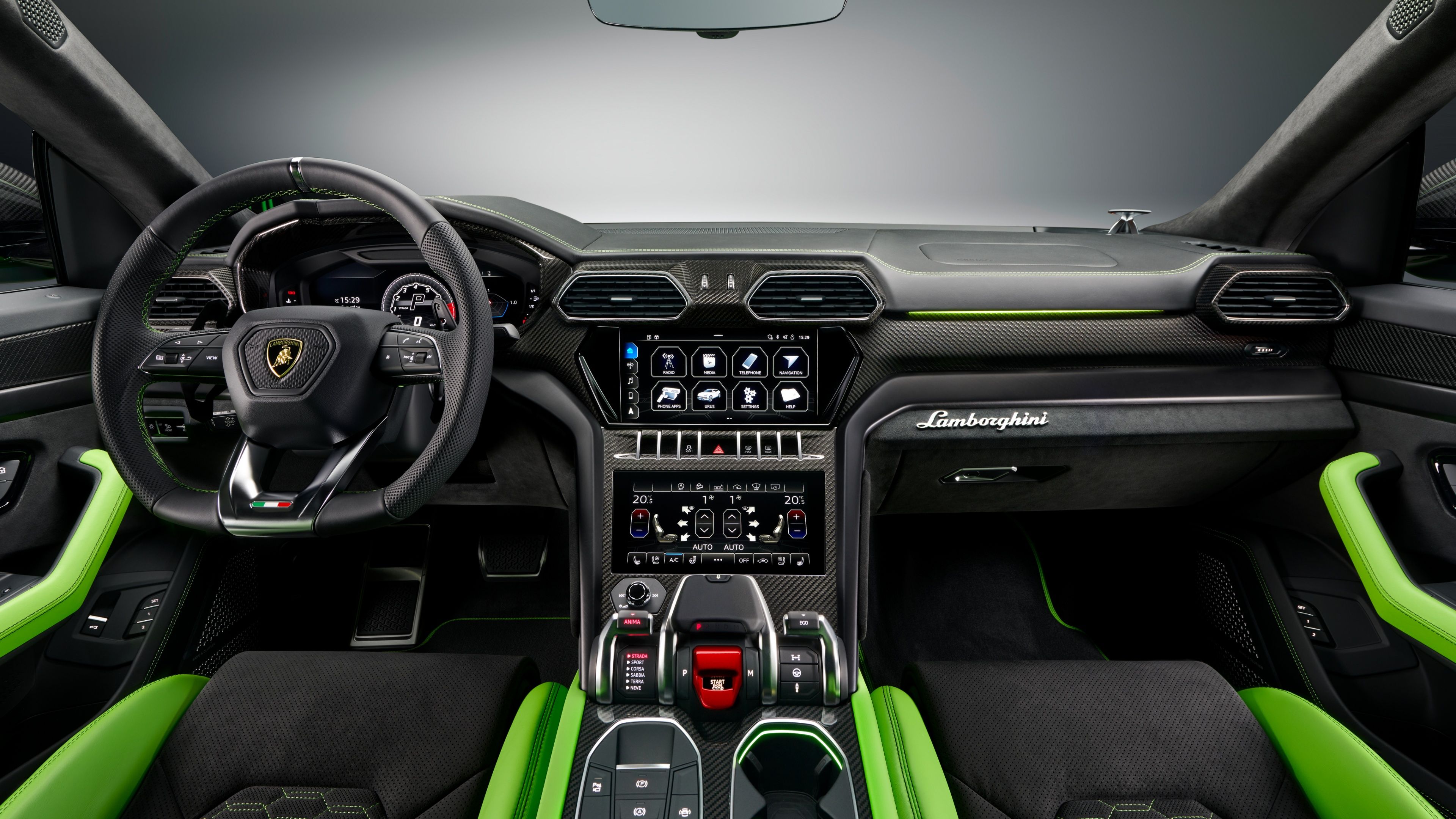 3840x2160 Lamborghini Urus Pearl Capsule Wallpaper 4K, Interior, 2020