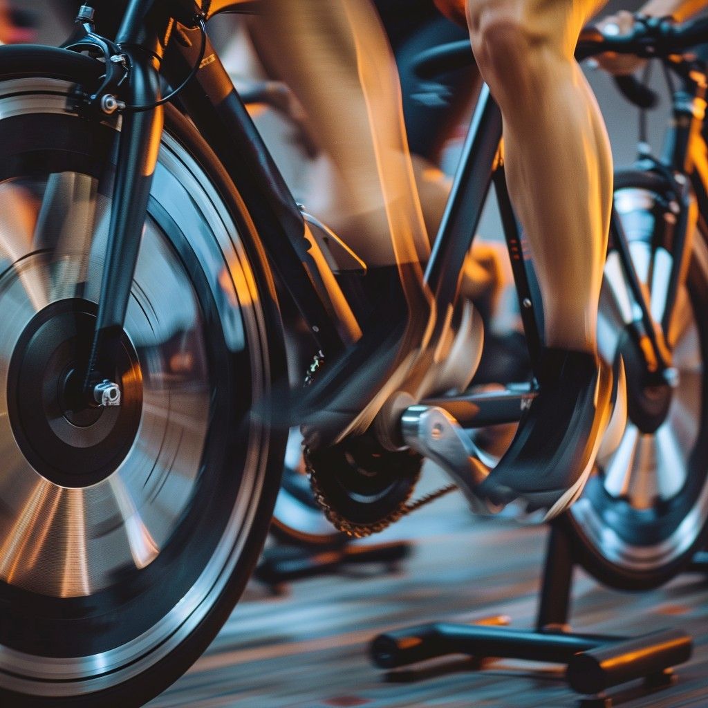 1024x1024 Download Indoor cycling session Image, Fitness, Indoor