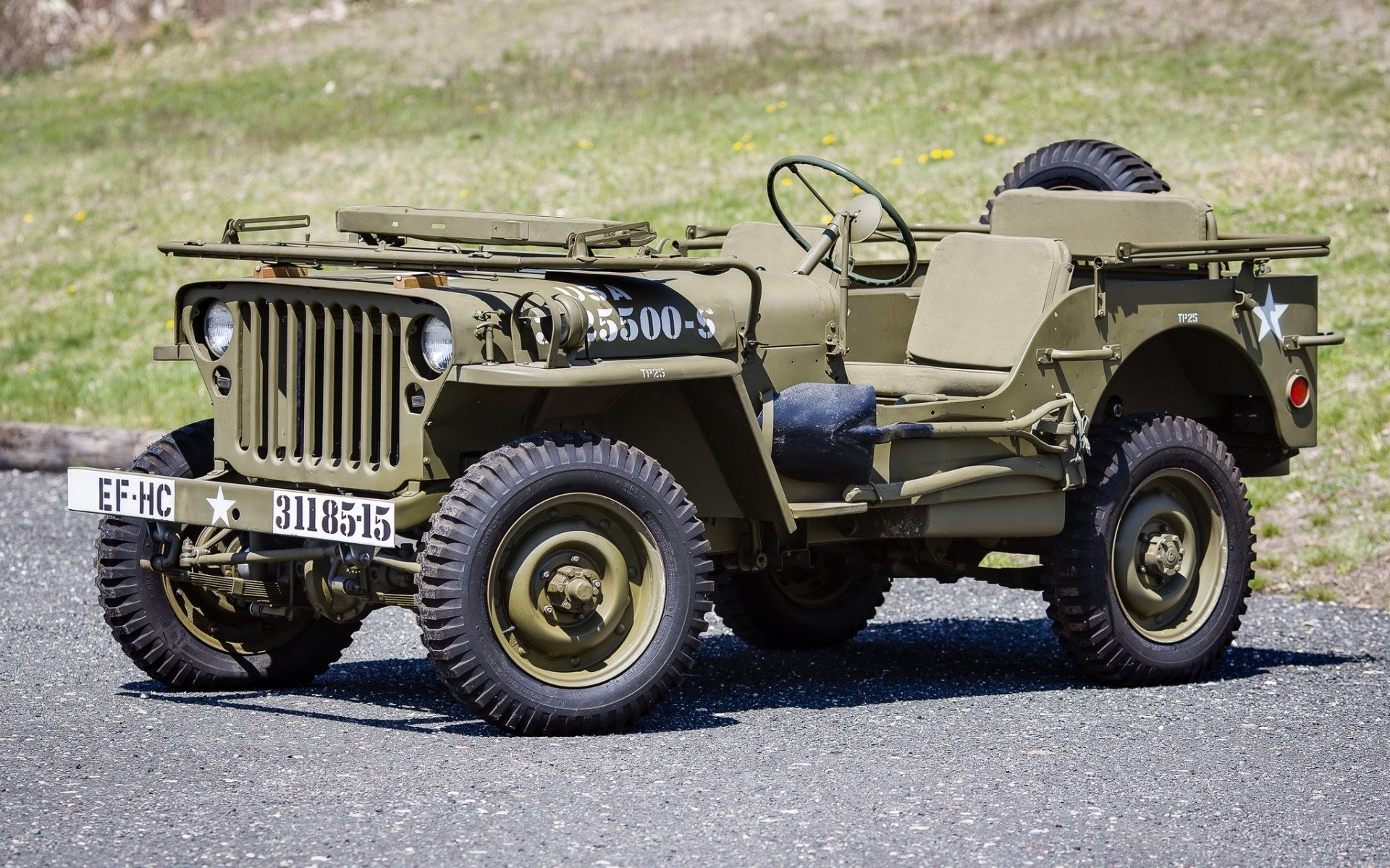 1920x1200 Classic Military Willys MB Jeep