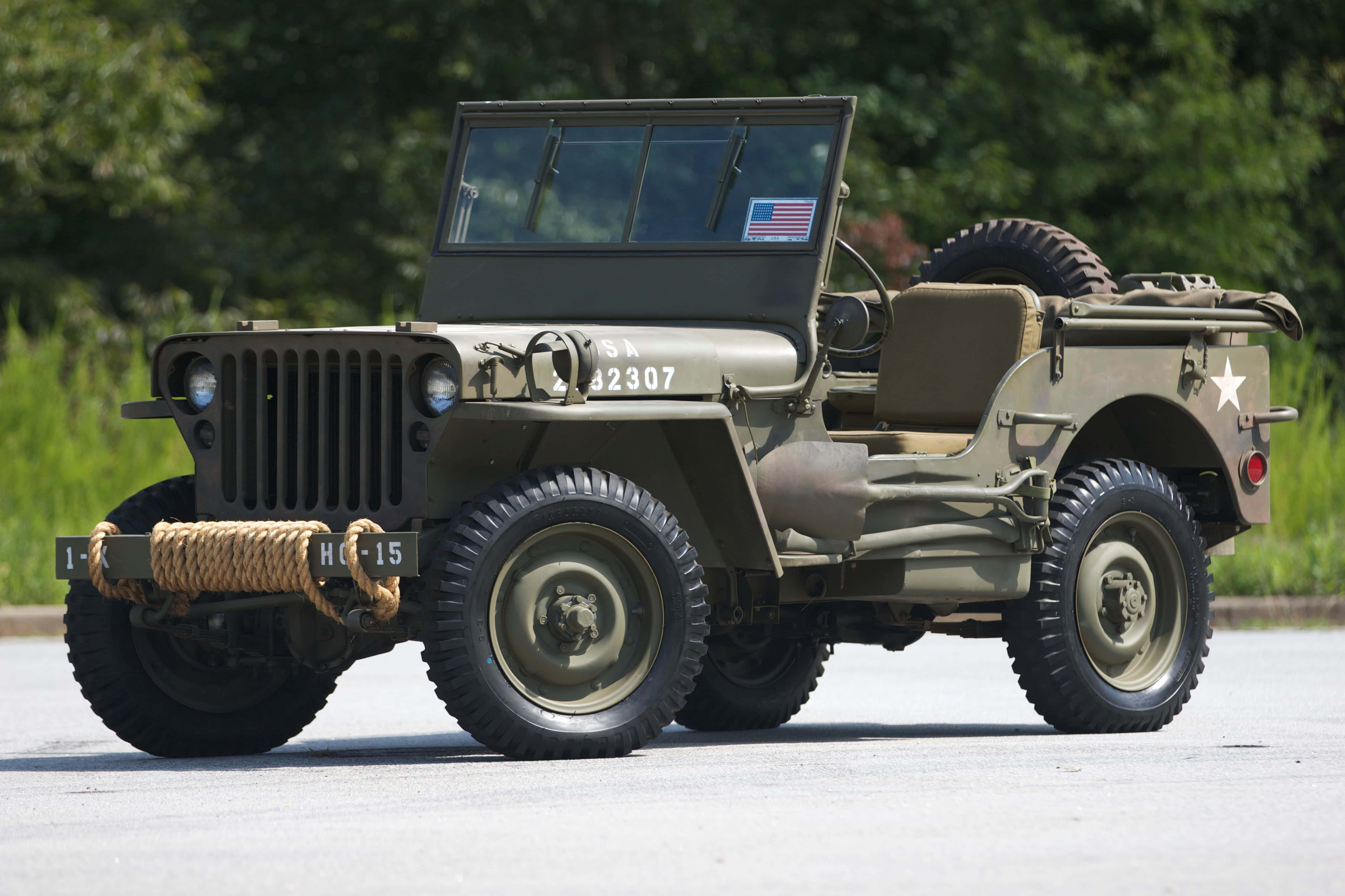5184x3456 Download Vintage Jeep Willys in the Wild Wallpaper