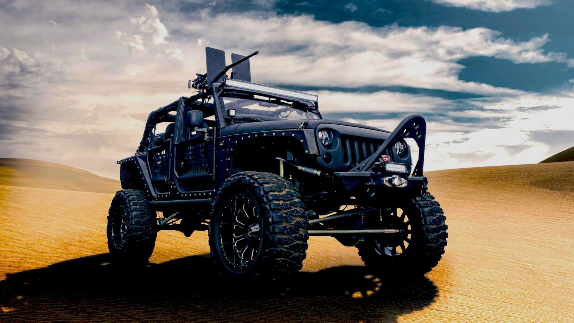 1920x1080 Army Jeep Wallpaper