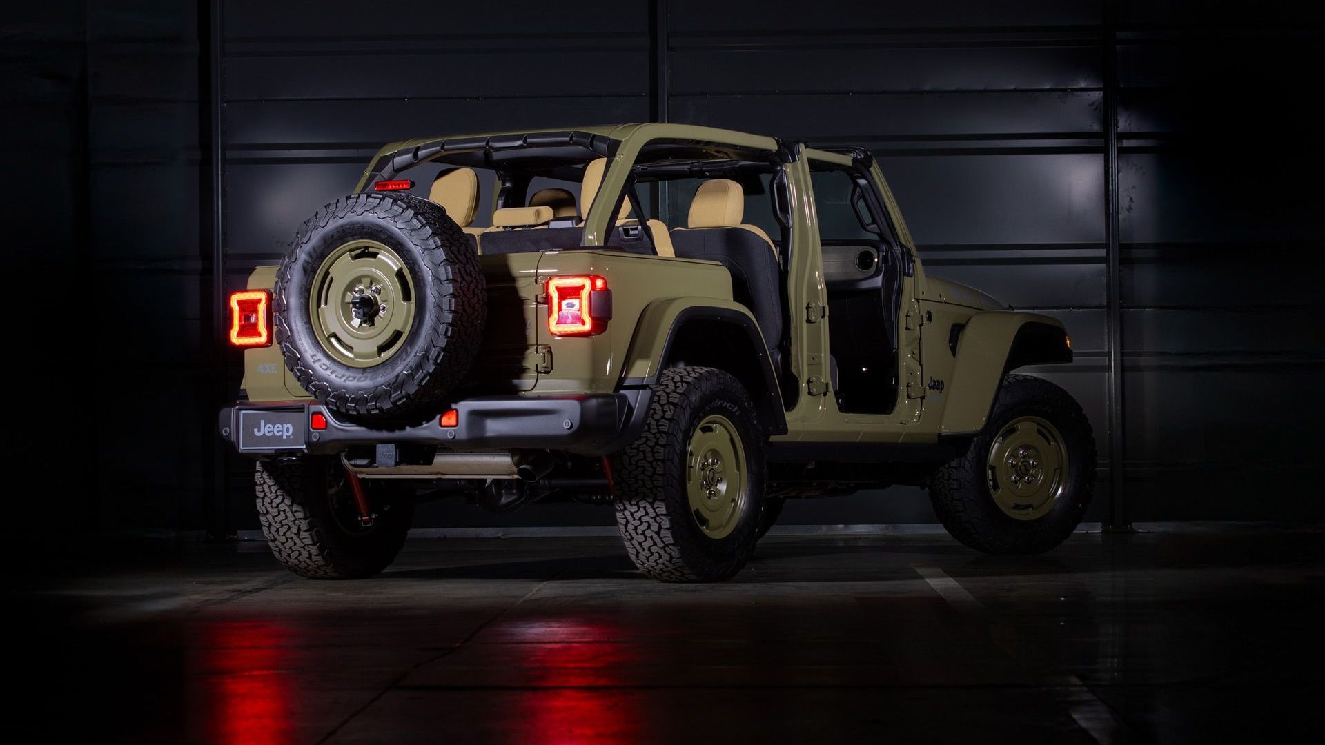 1920x1080 Jeep Wrangler Willys Power Wheels Army Jeep 2025 Jeep Wrangler 4xe Willys '41 Honors Military Heritage